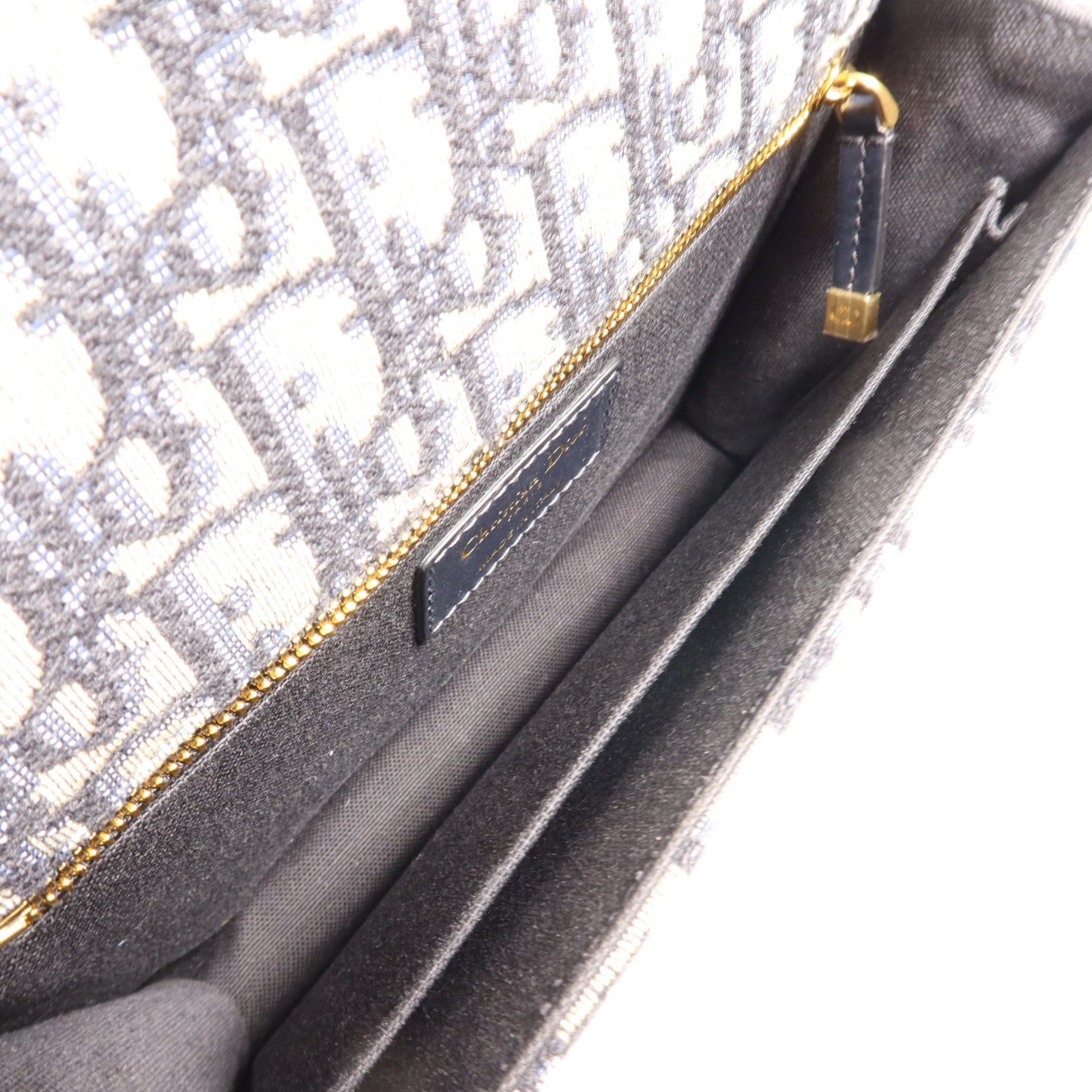 Dior 帆布30 Montaigne金扣肩背袋