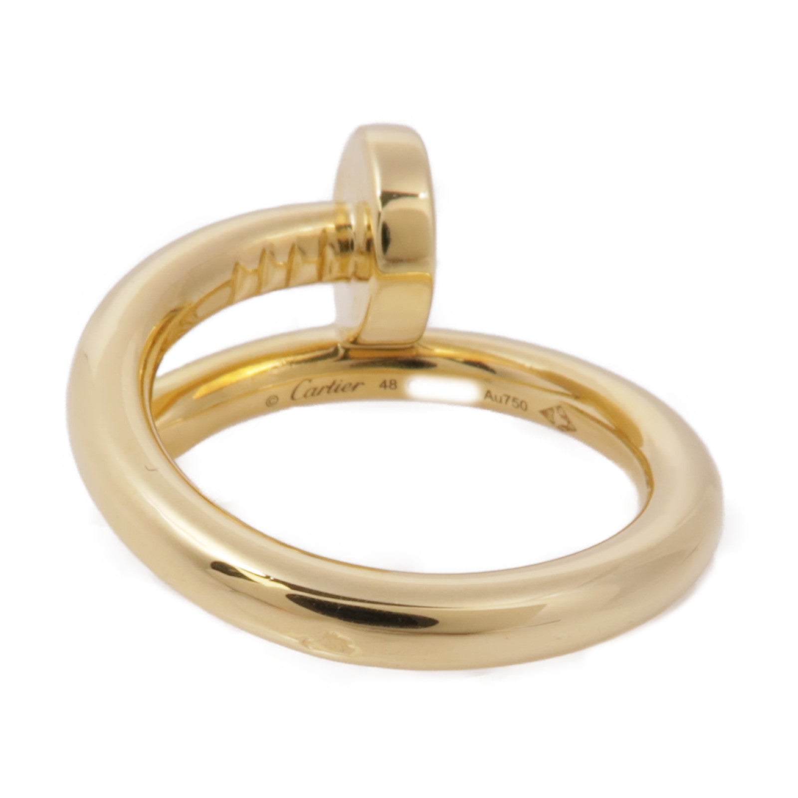 CARTIER 18K黃金Juste Un Clou戒指US#5