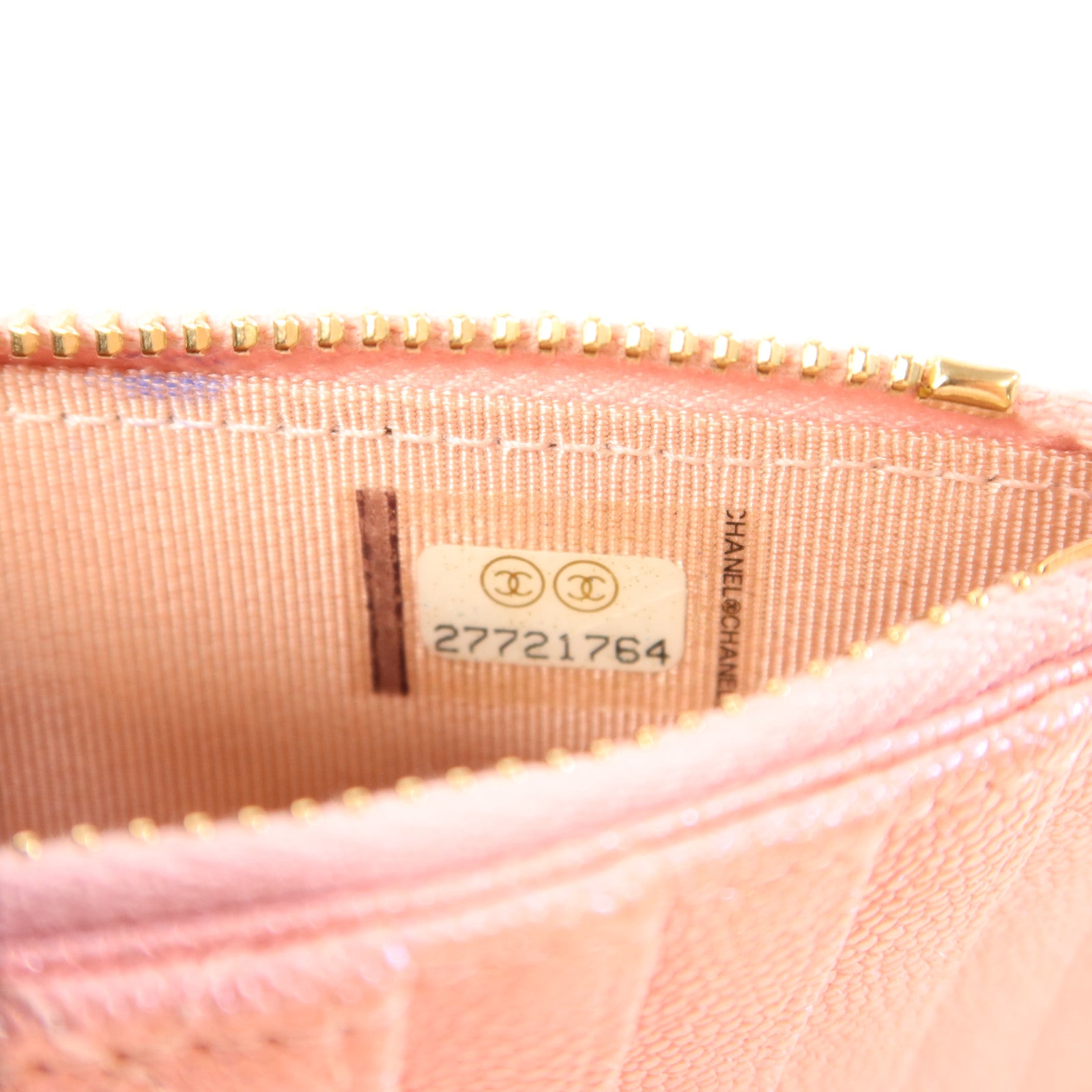 CHANEL 牛皮皮革Card Case金扣卡片套