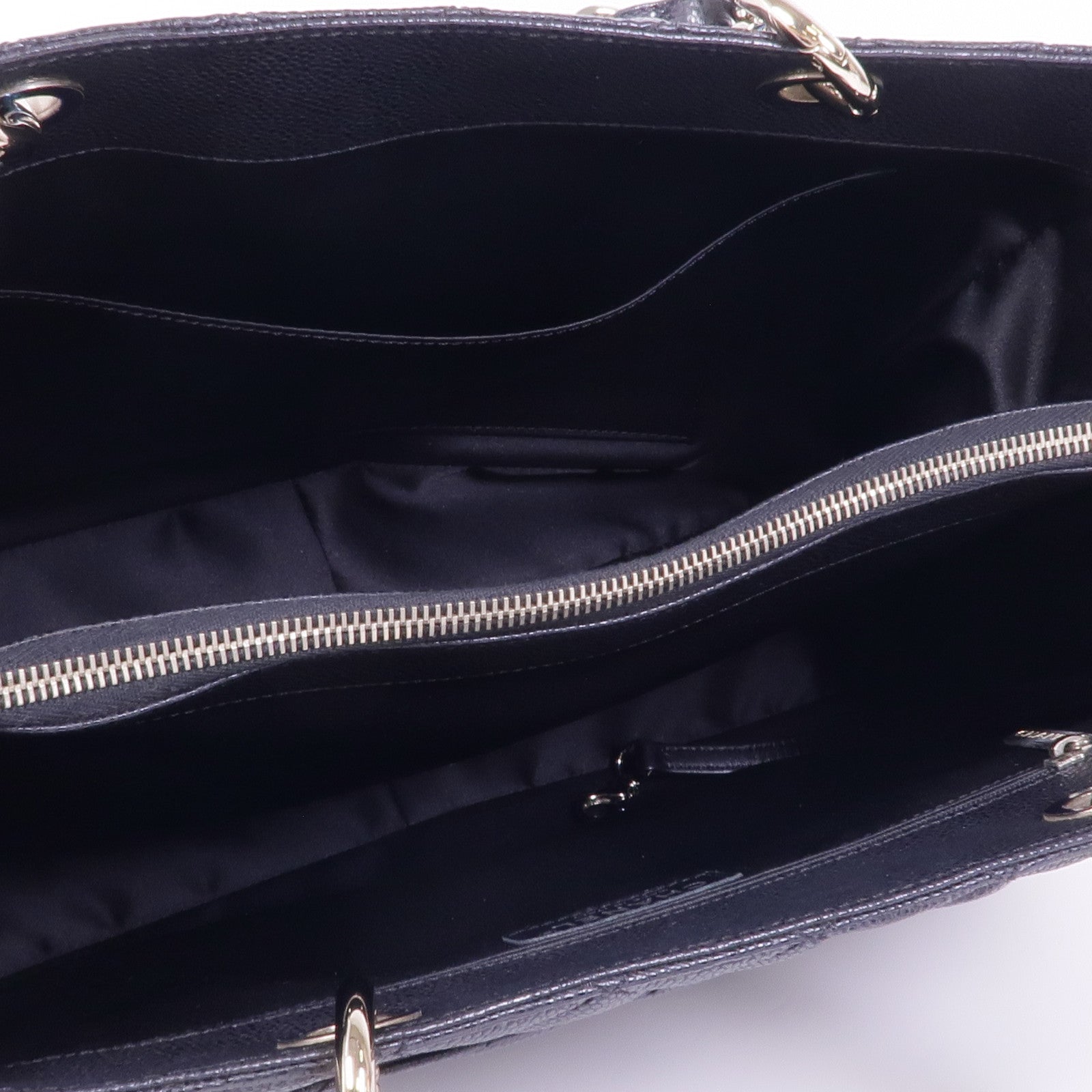 CHANEL 牛皮皮革GST Grand Shopping Tote Bag銀扣肩背袋/手挽袋