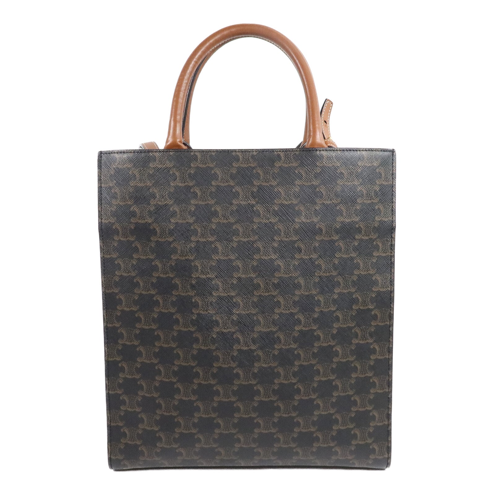 CELINE 塗層帆布Triomphe Cabas Tote Bag手挽肩背兩用袋