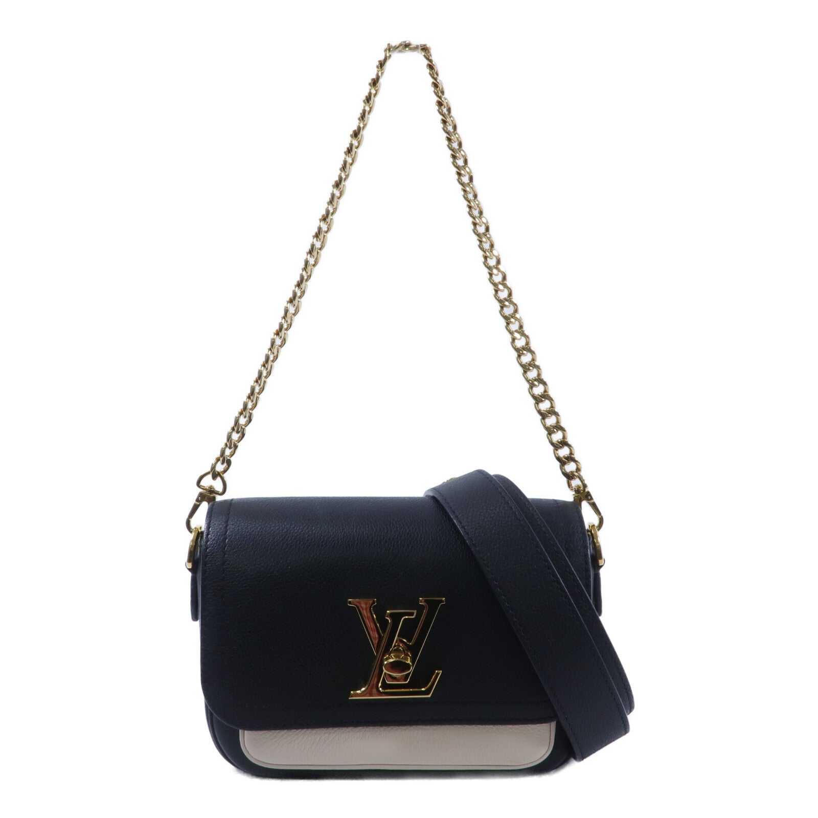LOUIS VUITTON 牛皮皮革Lockme Tender手挽肩背兩用袋