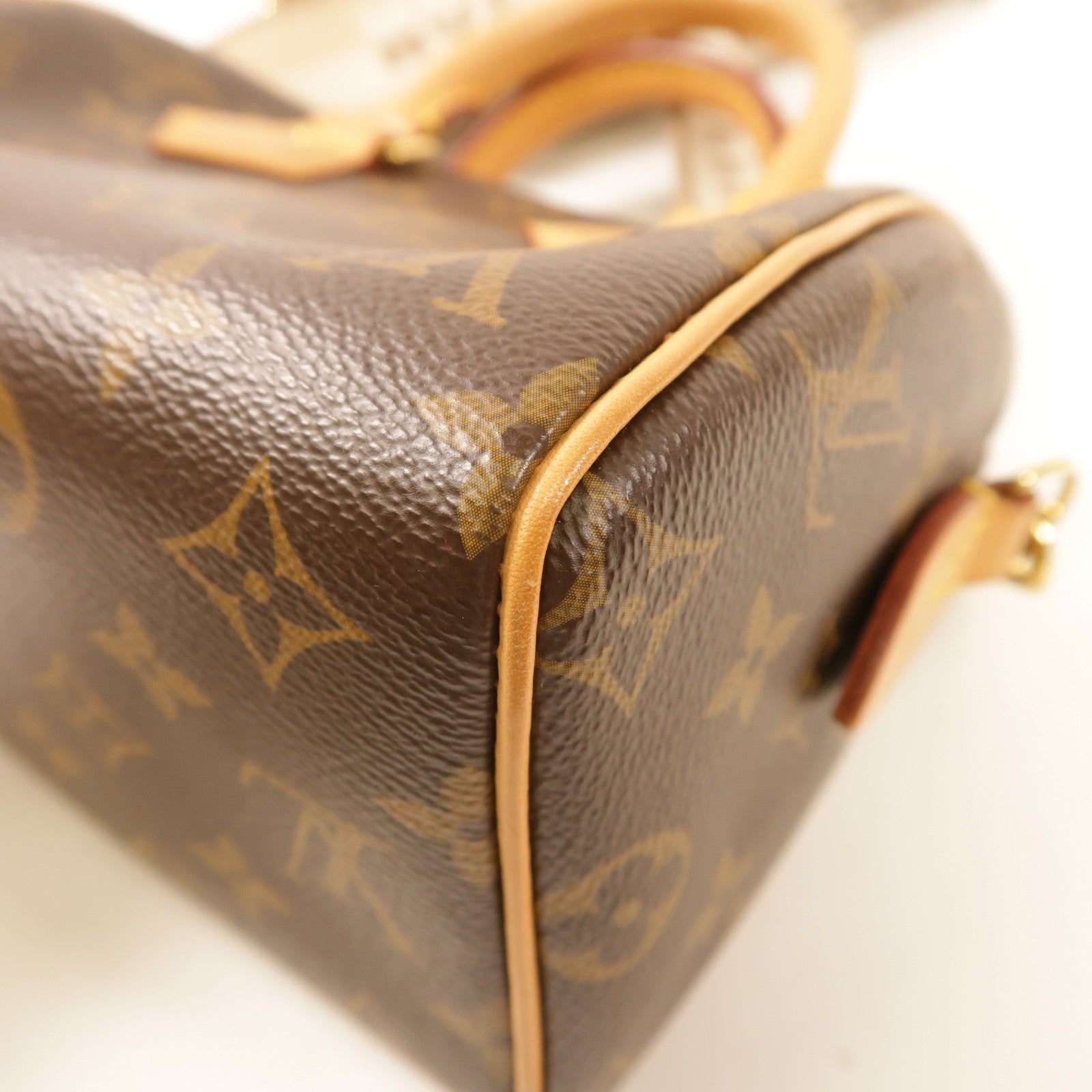 LOUIS VUITTON Monogram Speedy Bandouliere 20金扣手挽肩背兩用袋啡色