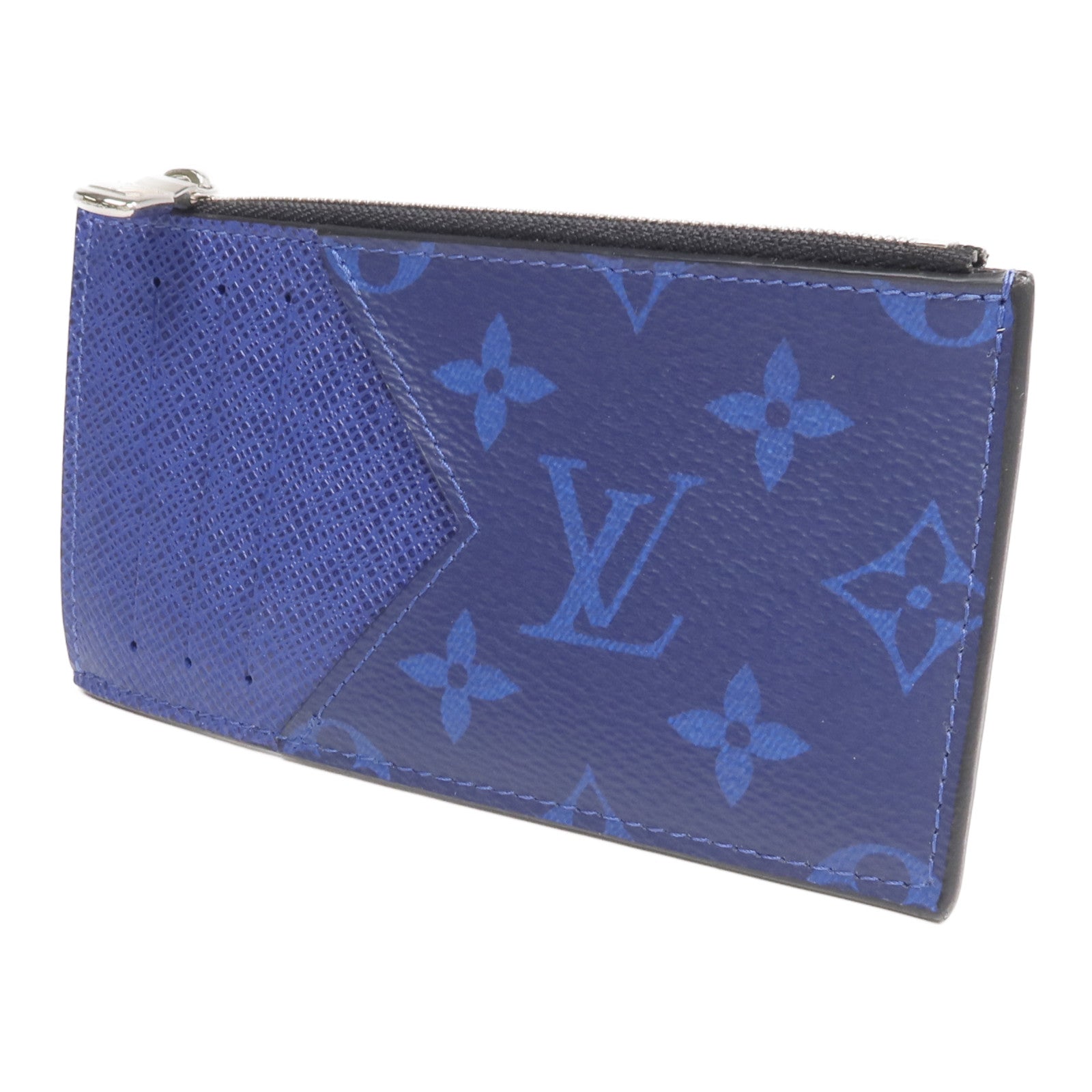 LOUIS VUITTON Taigarama Coin Card Holder銀扣零錢包