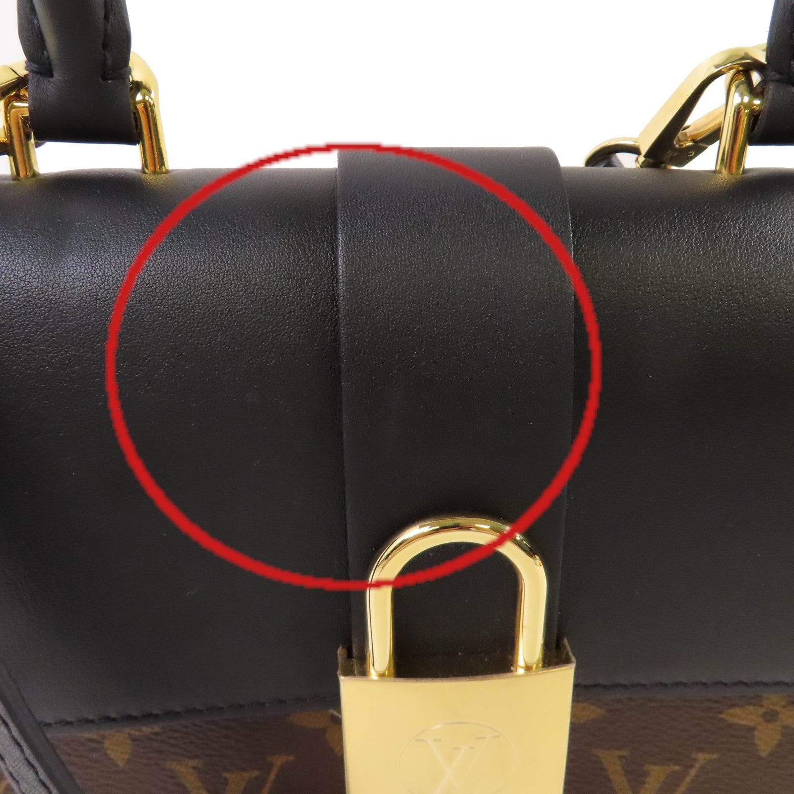 LOUIS VUITTON Monogram Locky BB 2Way Shoulder Bag金扣手挽肩背兩用袋啡色/黑色