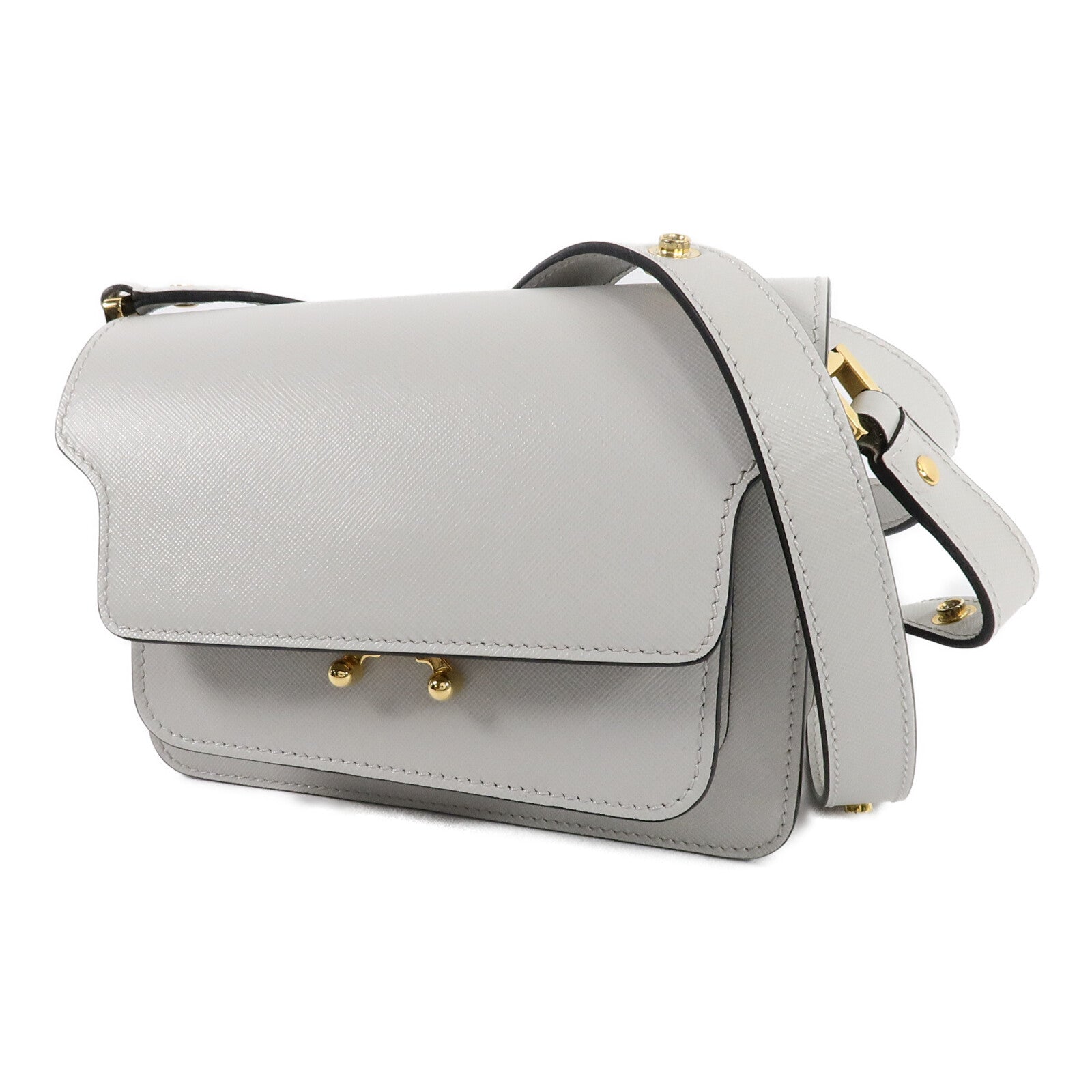 SELECTION Saffiano皮革Marni Shoulder Bag肩背袋