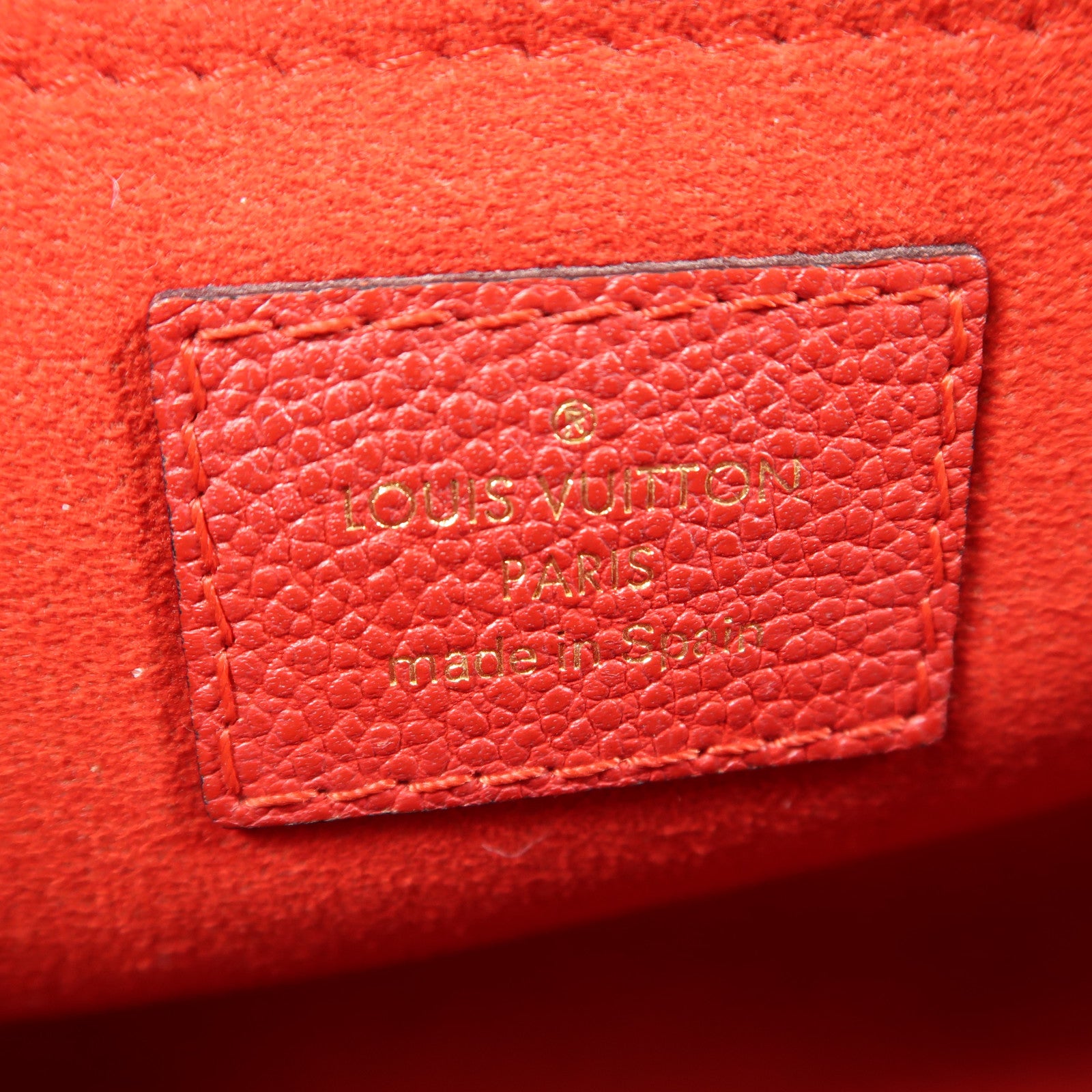 LOUIS VUITTON GHW Saint Placide Shoulder Bag M43713 Monogram Brown/Red