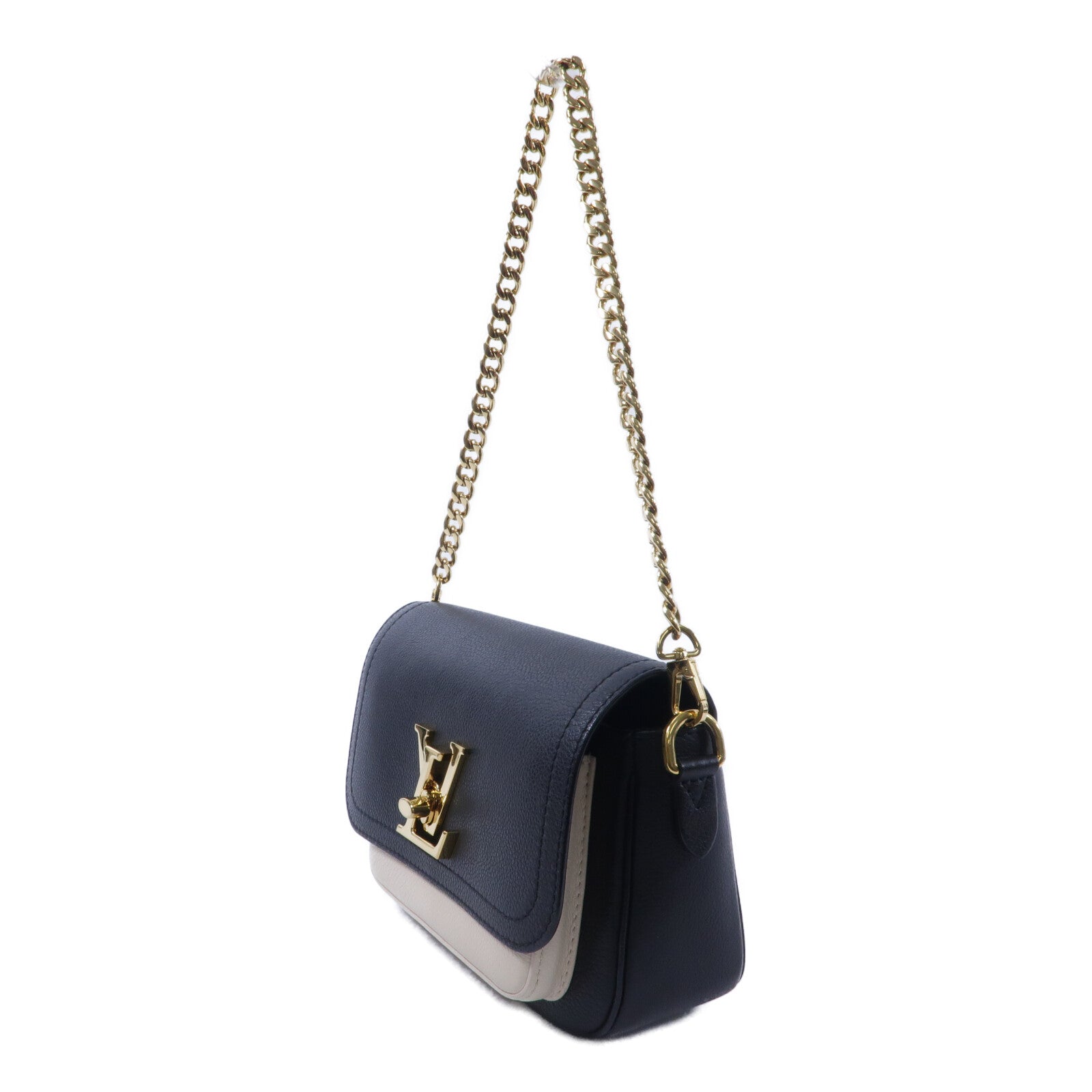 LOUIS VUITTON 牛皮皮革Lockme Tender手挽肩背兩用袋