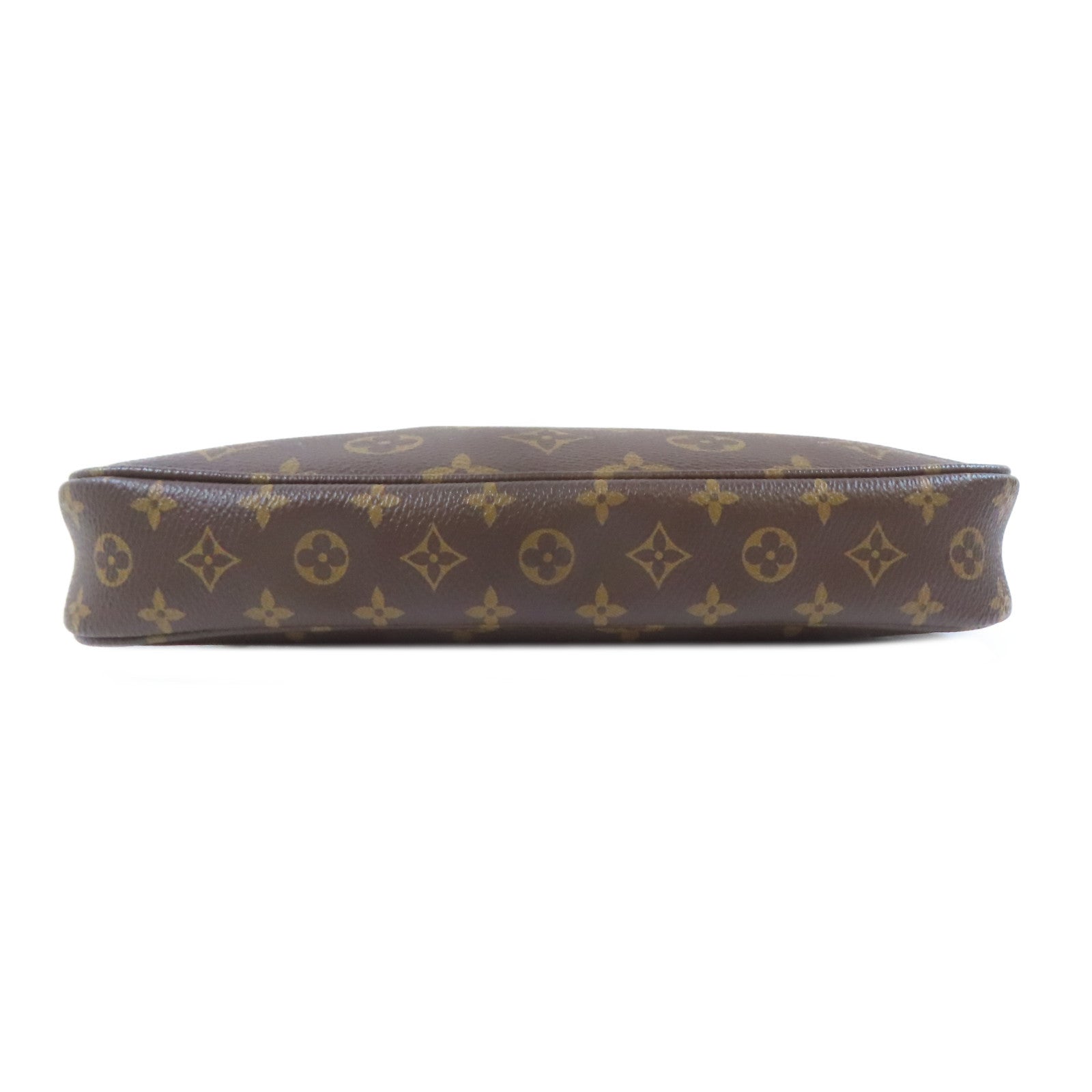 LOUIS VUITTON Monogram Multi Pochette Accessoires金扣手挽肩背兩用袋啡色