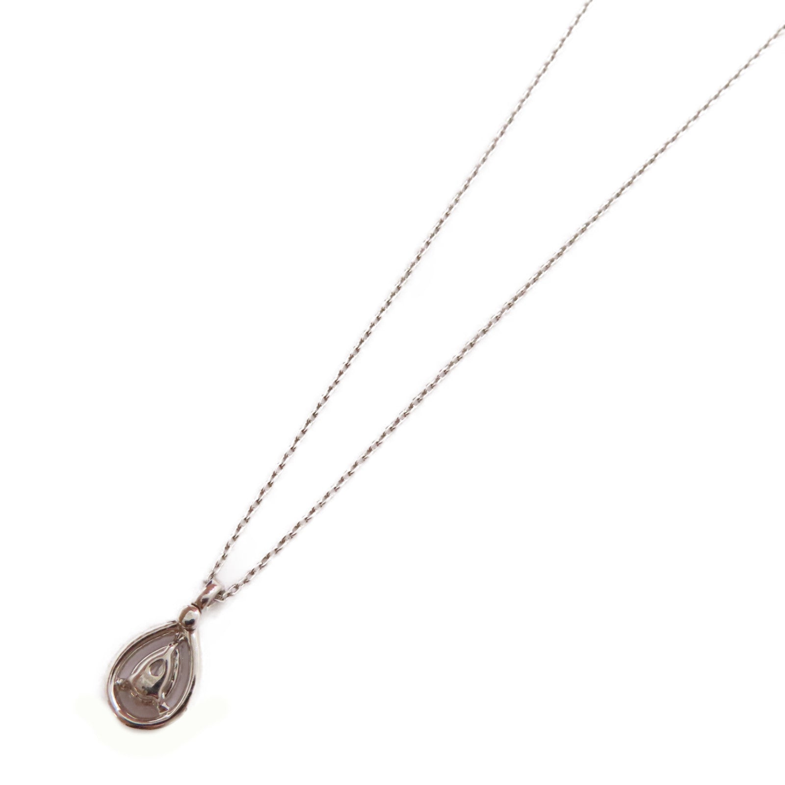 JEWELRY 【激減優惠】PT900鉑金Diamond Necklace 0.37ct/0.13ct鑽石項鍊