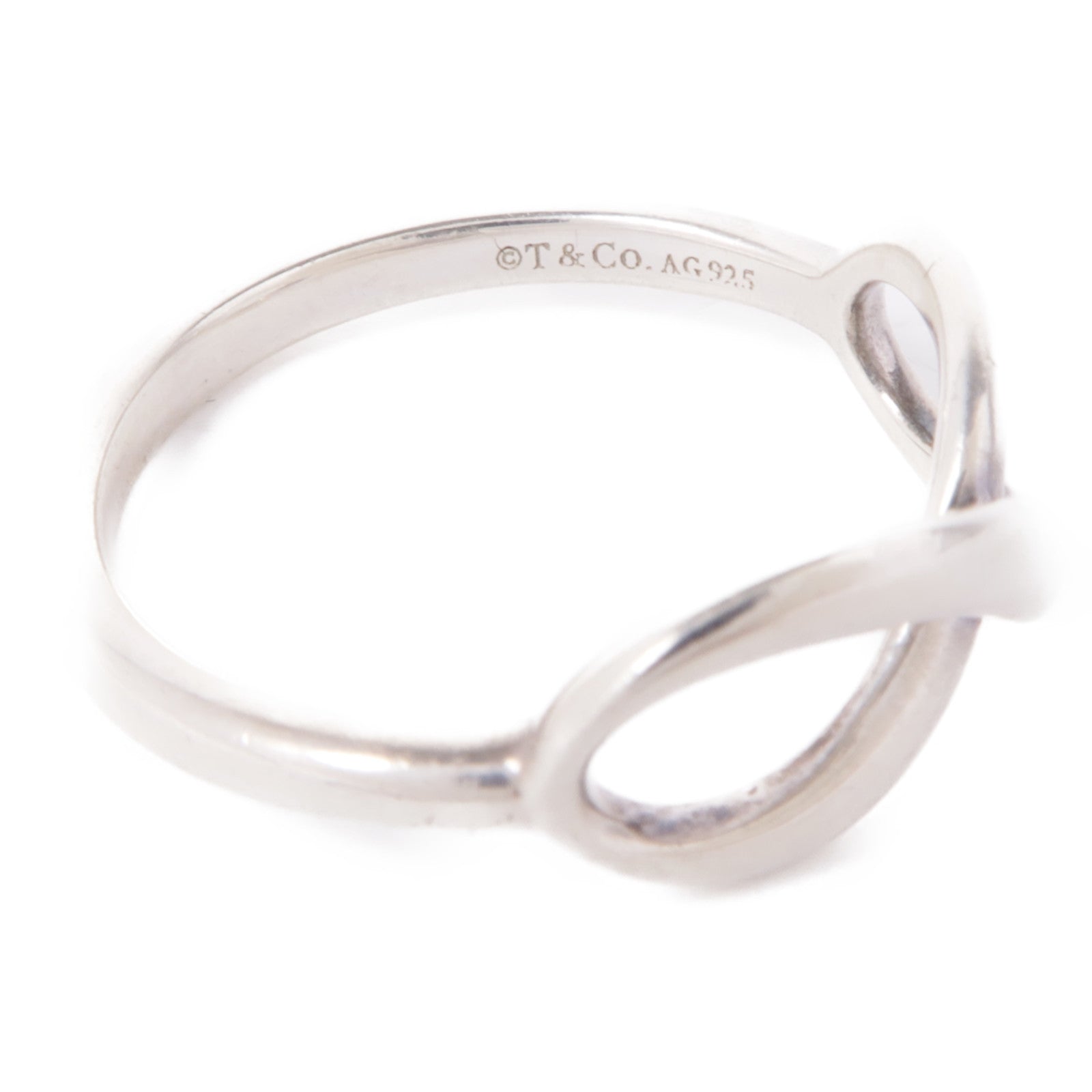 TIFFANY＆CO 925純銀Infinity Ring戒指US#6