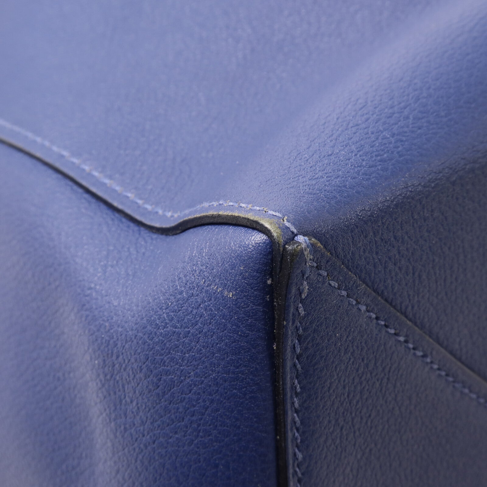 HERMES Evercolor皮革Licol 17肩背袋Bleu Brighton