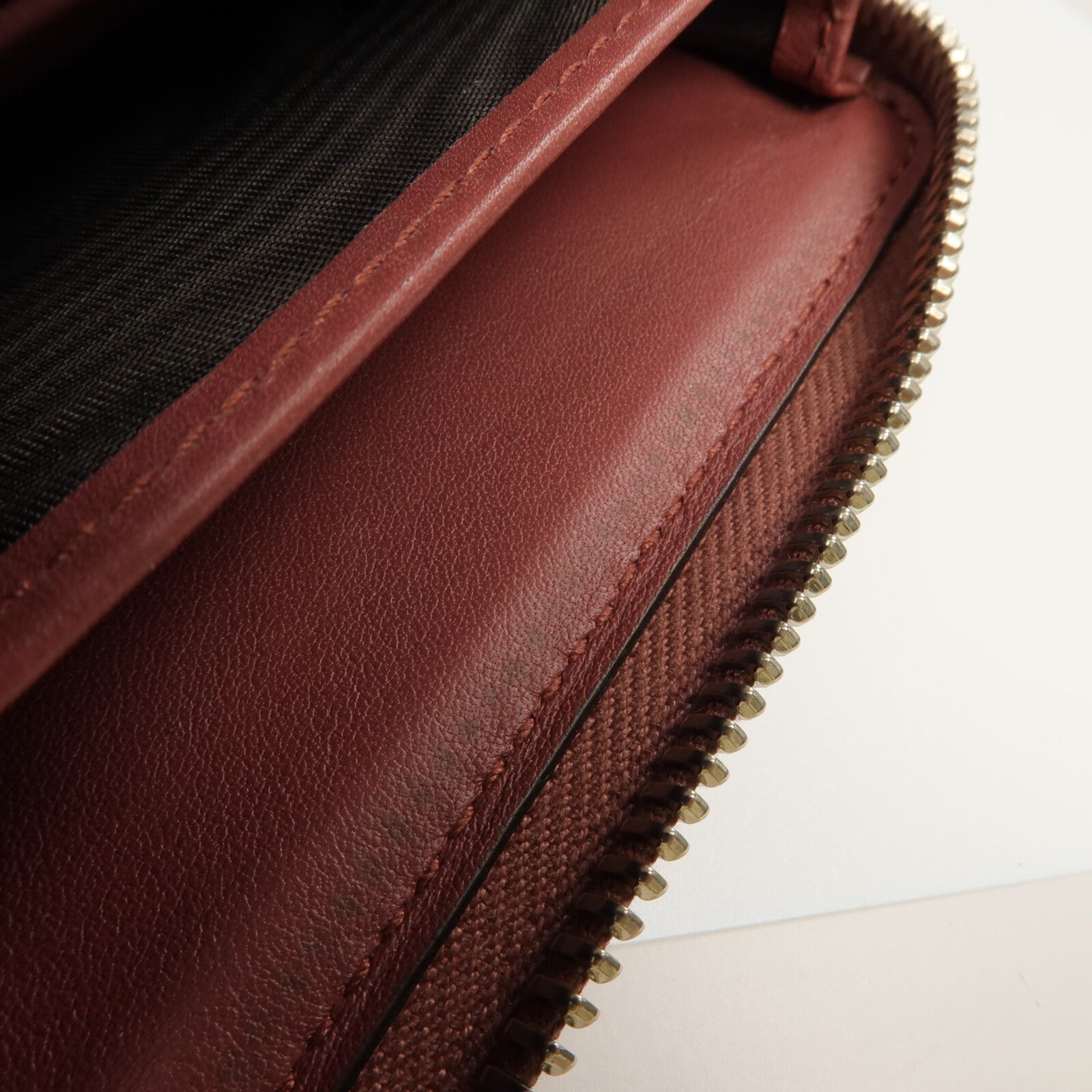 GUCCI 塗層帆布Card Case銀扣卡片套