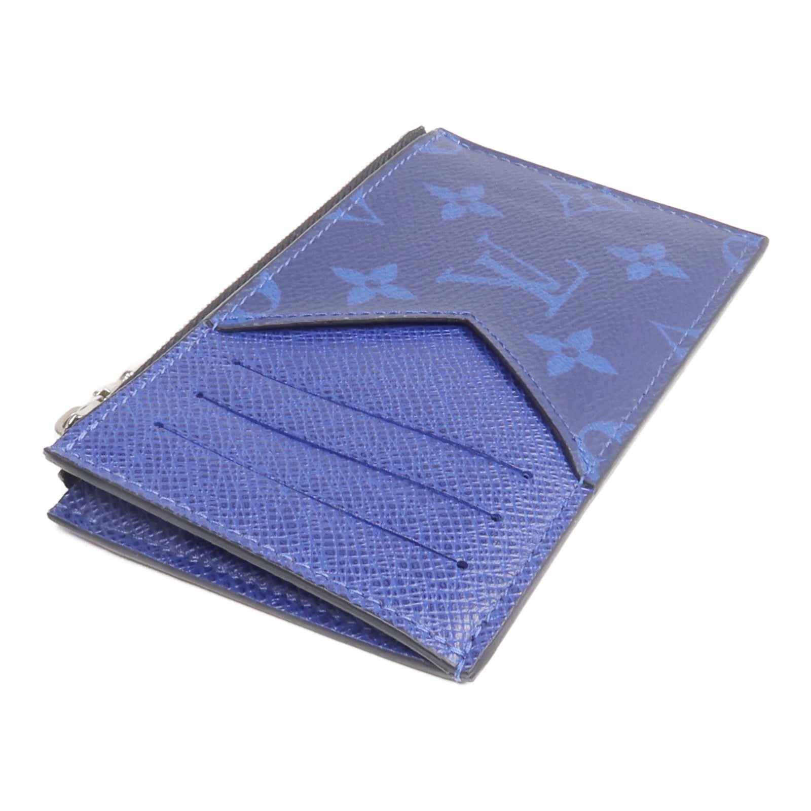 LOUIS VUITTON Taigarama Coin Card Holder銀扣零錢包