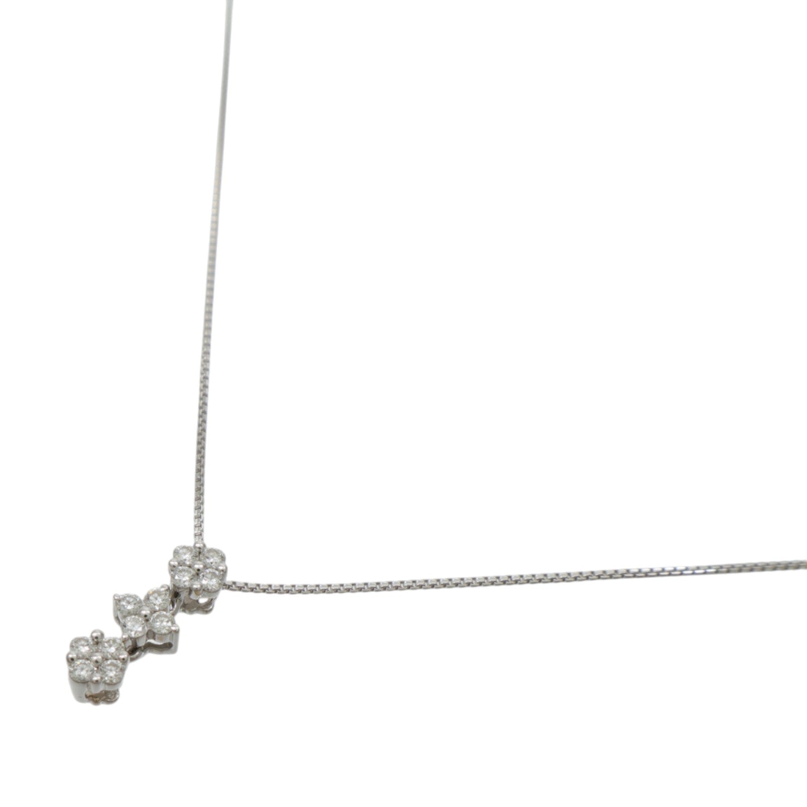 JEWELRY 18K白金Diamond Necklace鑽石項鍊