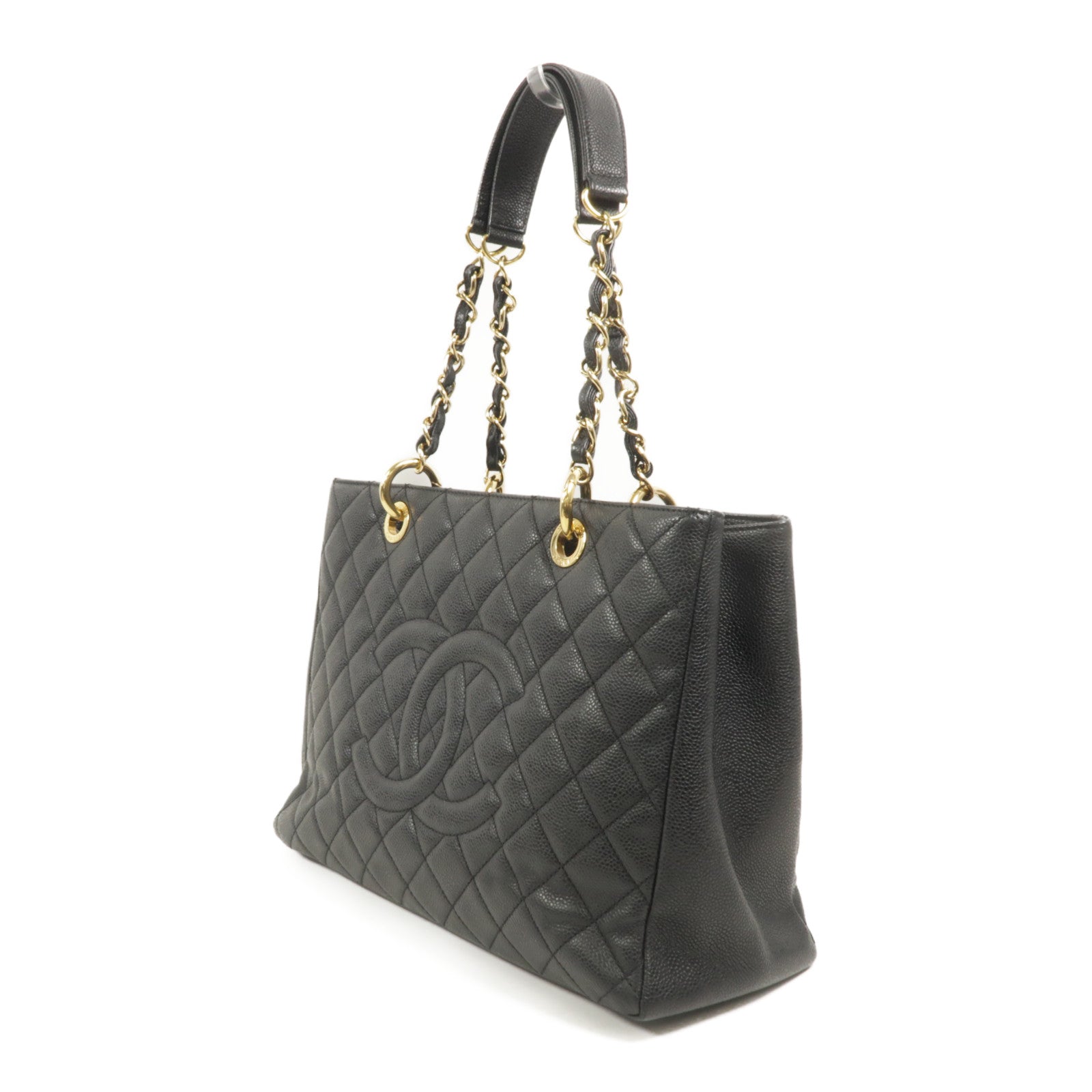 CHANEL 牛皮皮革GST鏈帶肩背袋