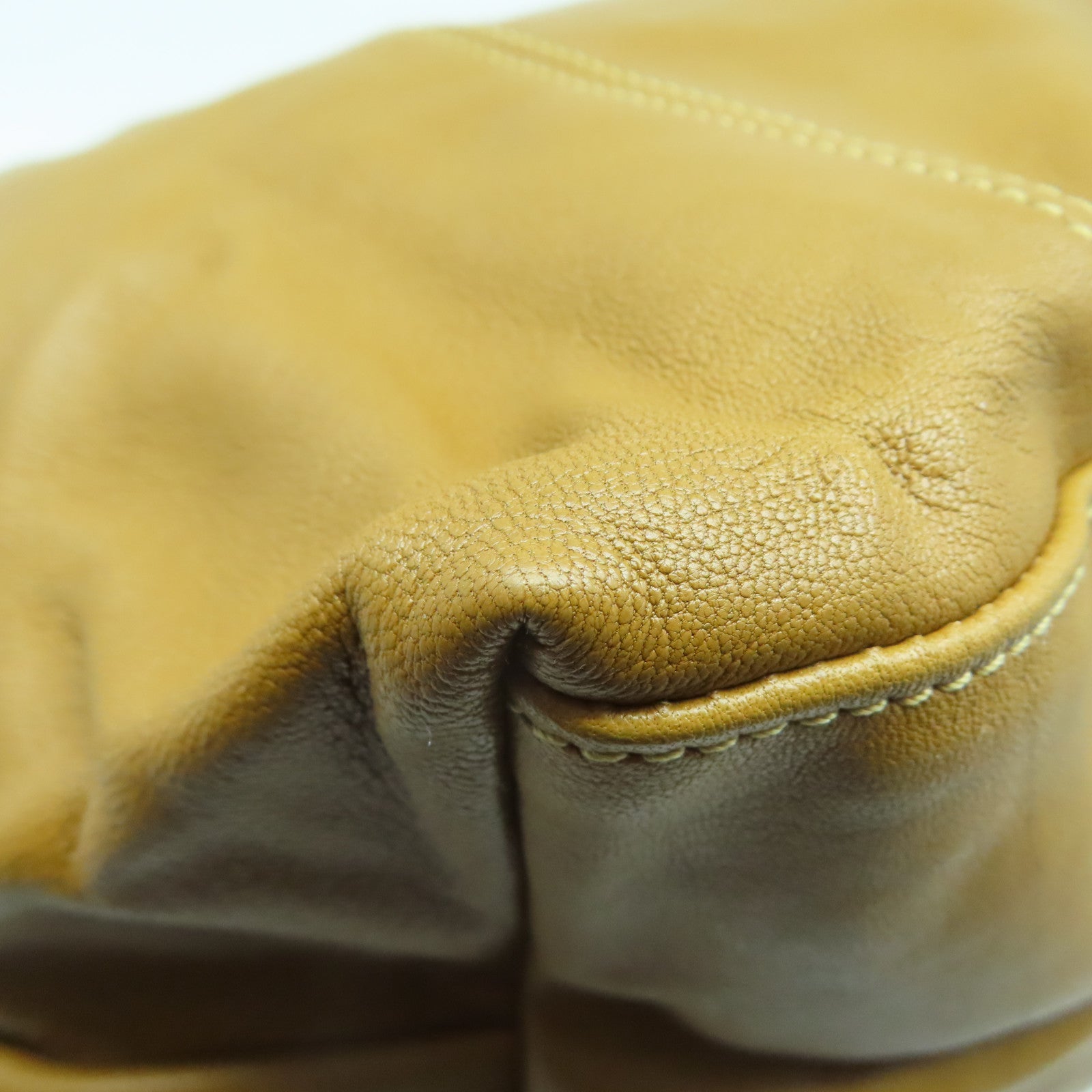 Longchamp 【激減優惠】牛皮皮革2 Way Shoulder Bag銀扣手挽肩背兩用袋啡色