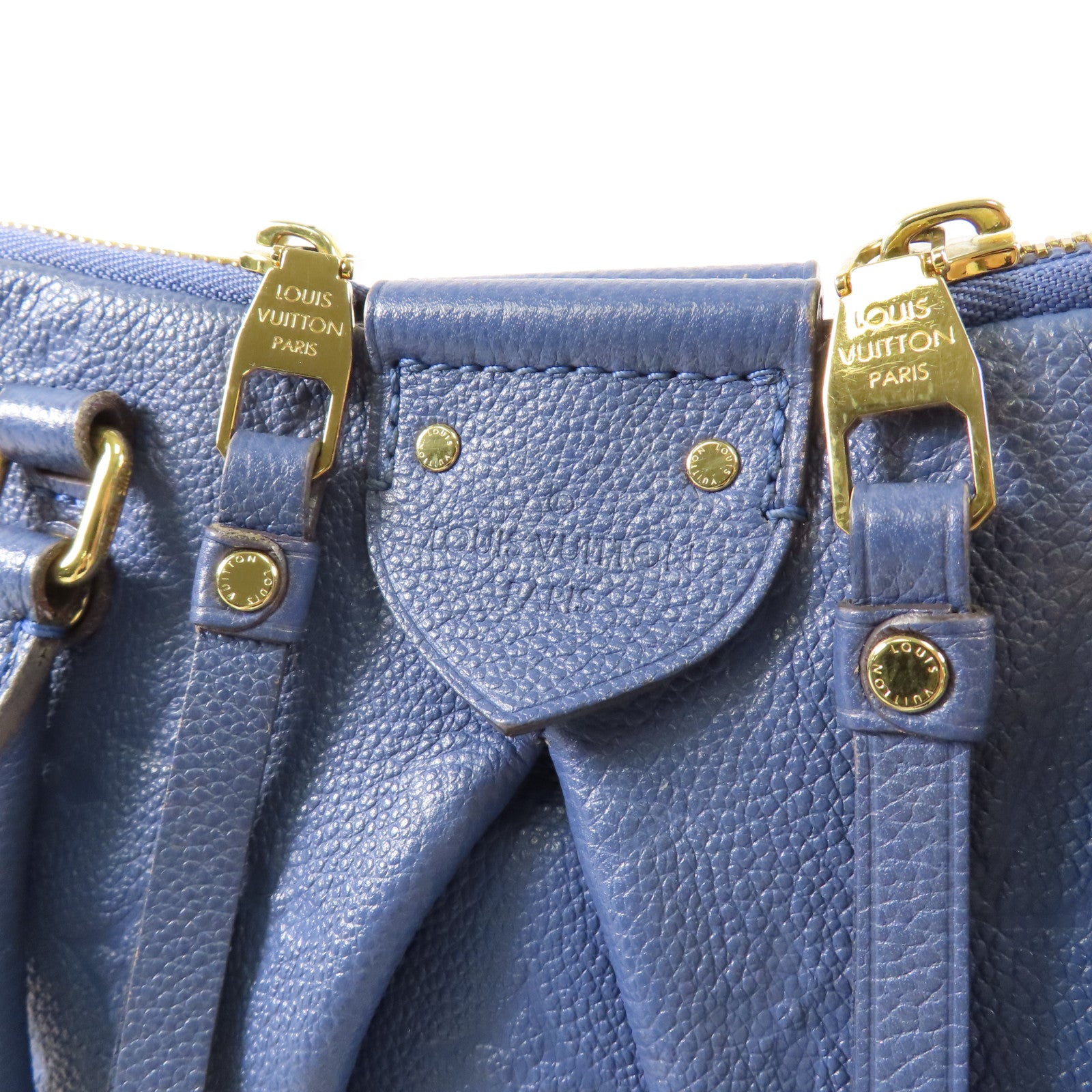 LOUIS VUITTON Monogram Empreinte Mazarine PM金扣手挽肩背兩用袋