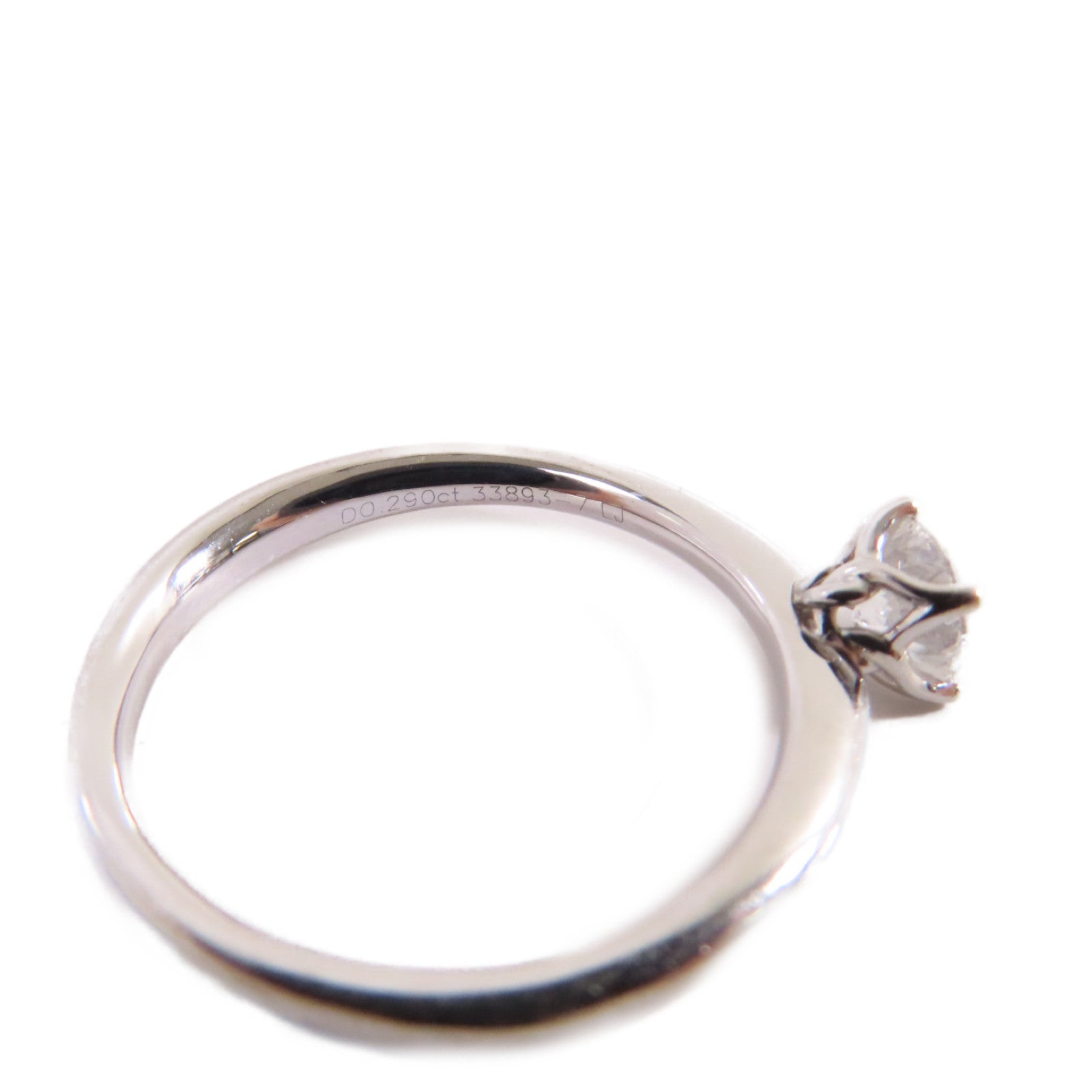 JEWELRY 【激減優惠】18K白金/0.29ct鑽石Diamond Ring戒指US#5
