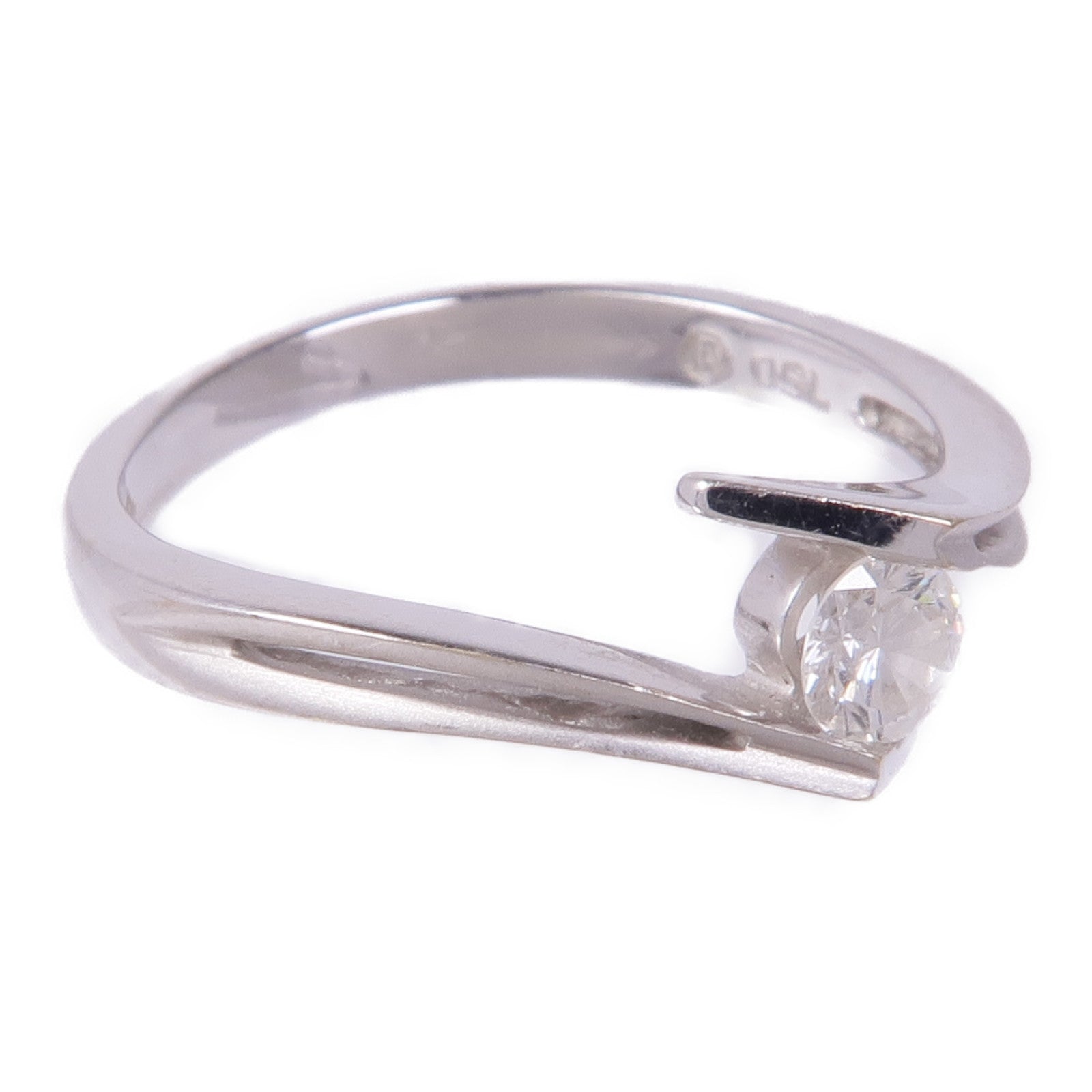 JEWELRY 【激減優惠】18K白金Diamond Ring鑽石戒指US#6