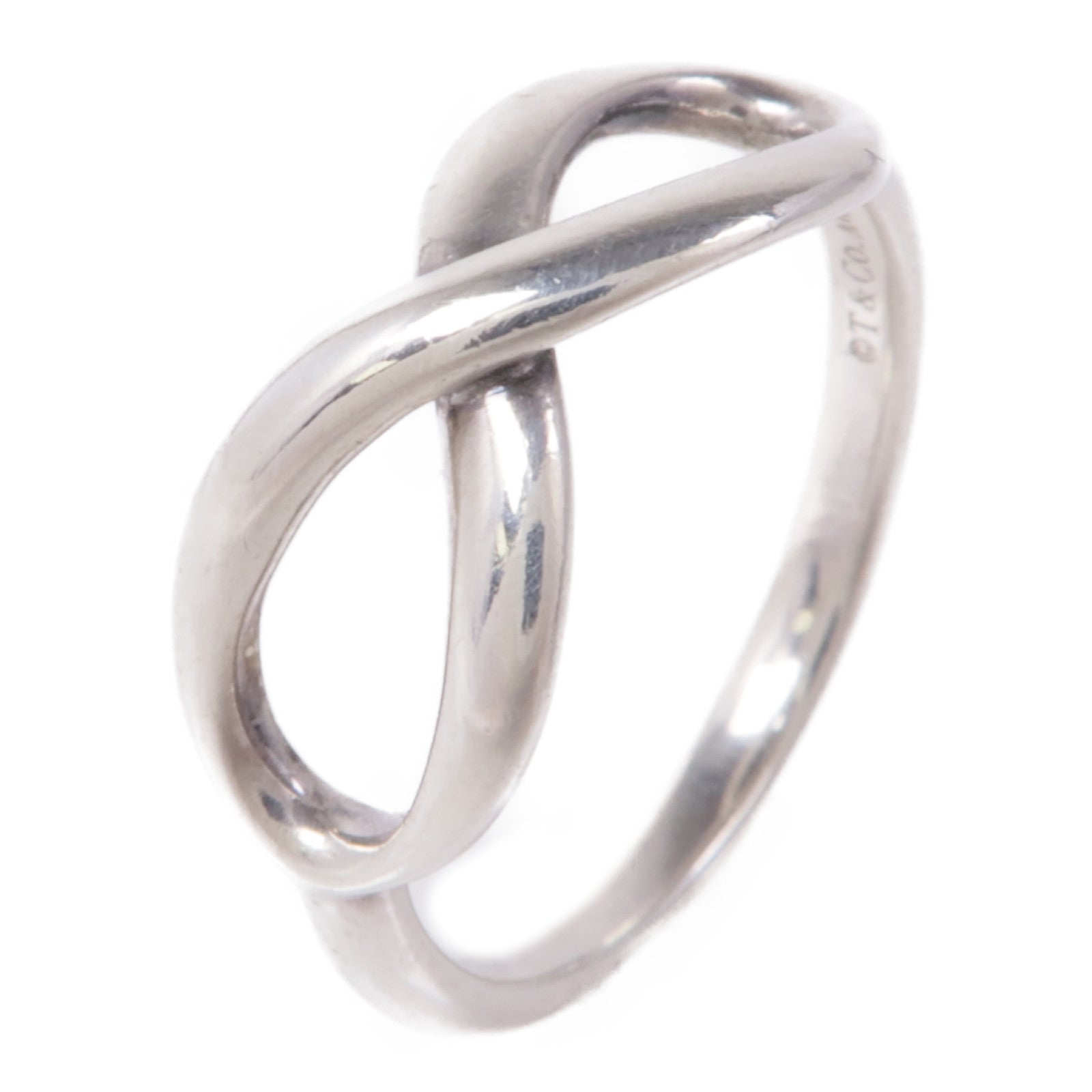 TIFFANY＆CO 925純銀Infinity Ring戒指US#6