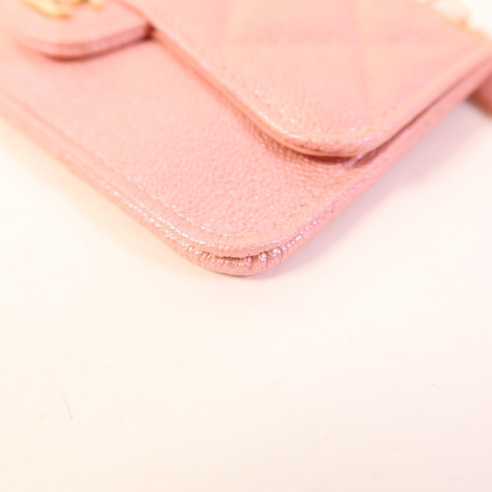 CHANEL 牛皮皮革Card Case金扣卡片套
