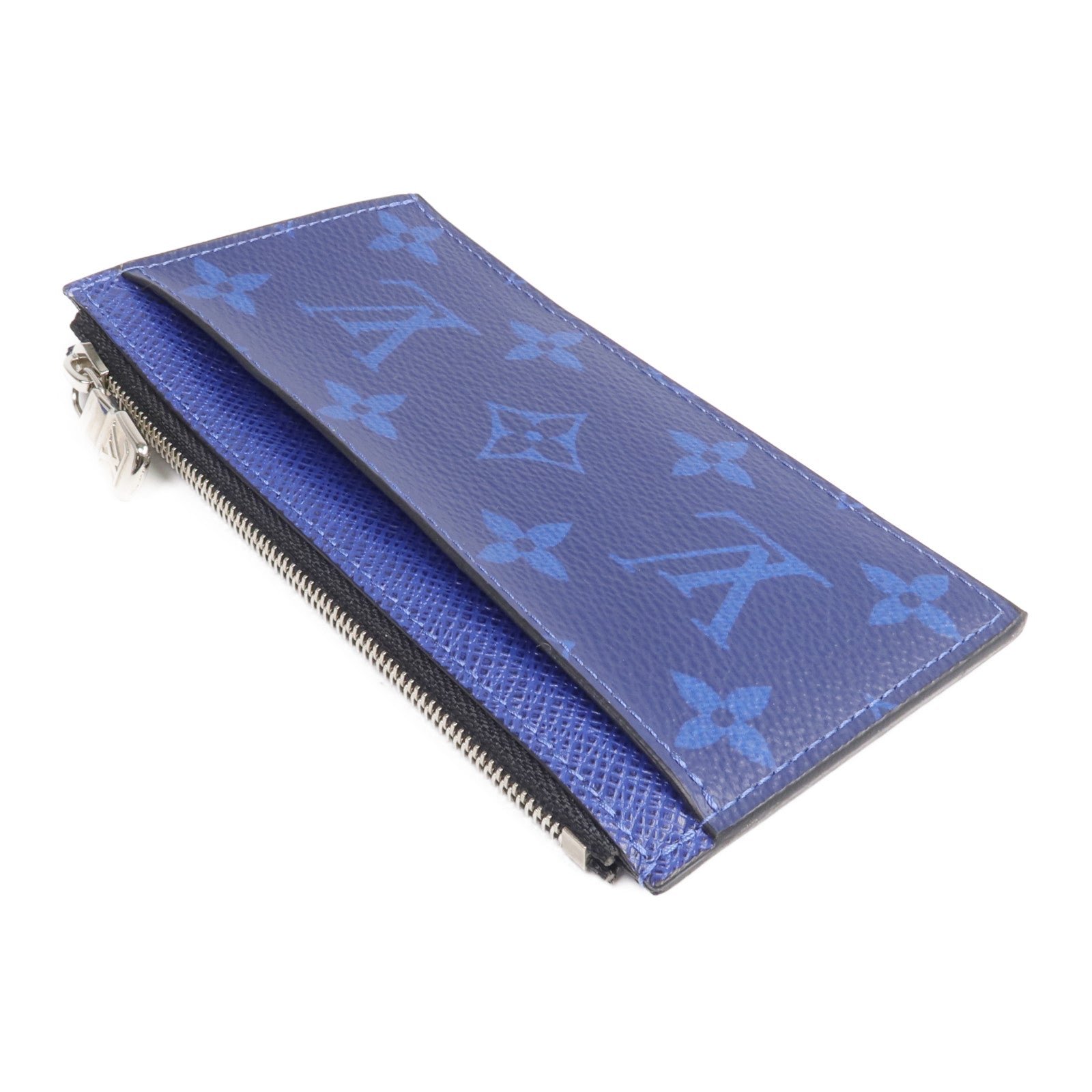 LOUIS VUITTON Taigarama Coin Card Holder銀扣零錢包