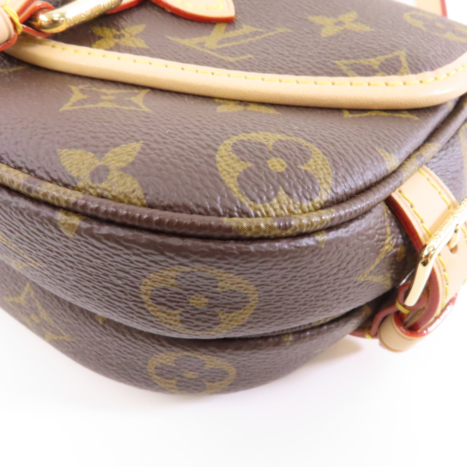 LOUIS VUITTON Monogram Saumur BB金扣手挽肩背兩用袋啡色