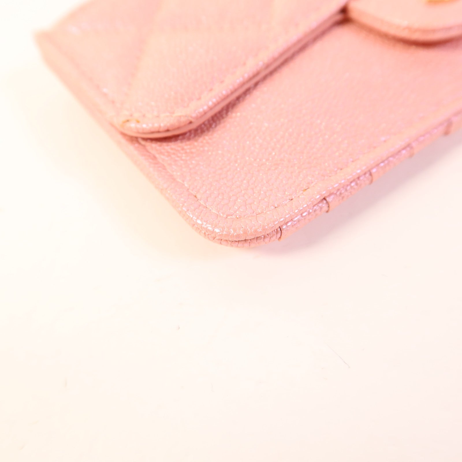 CHANEL 牛皮皮革Card Case金扣卡片套