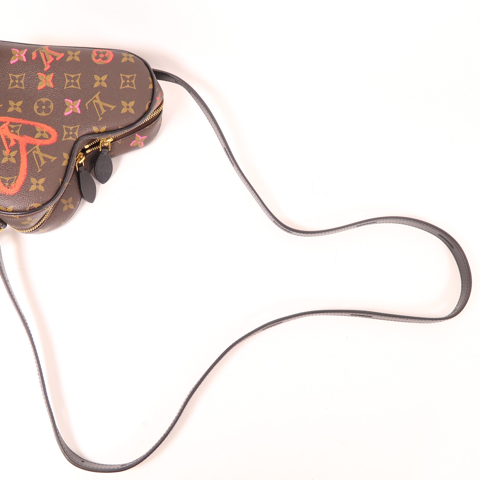 LOUIS VUITTON 【激減優惠】Monogram Sac Coeur Fall In Love金扣肩背袋棕色