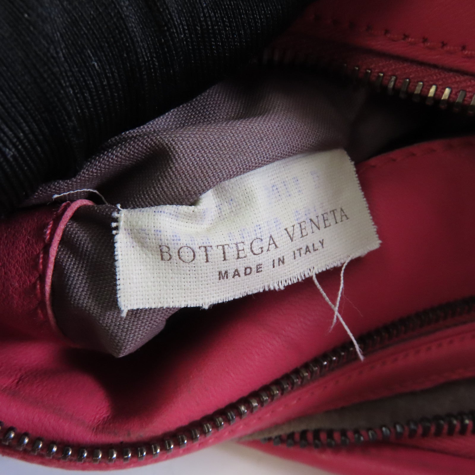 BOTTEGA VENETA 皮革Shoulder Bag銀扣肩背袋粉紅色