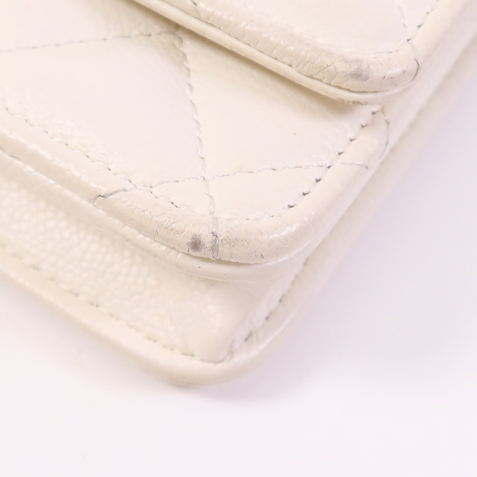 CHANEL 牛皮皮革WOC Wallet On Chain金扣鏈帶肩背袋