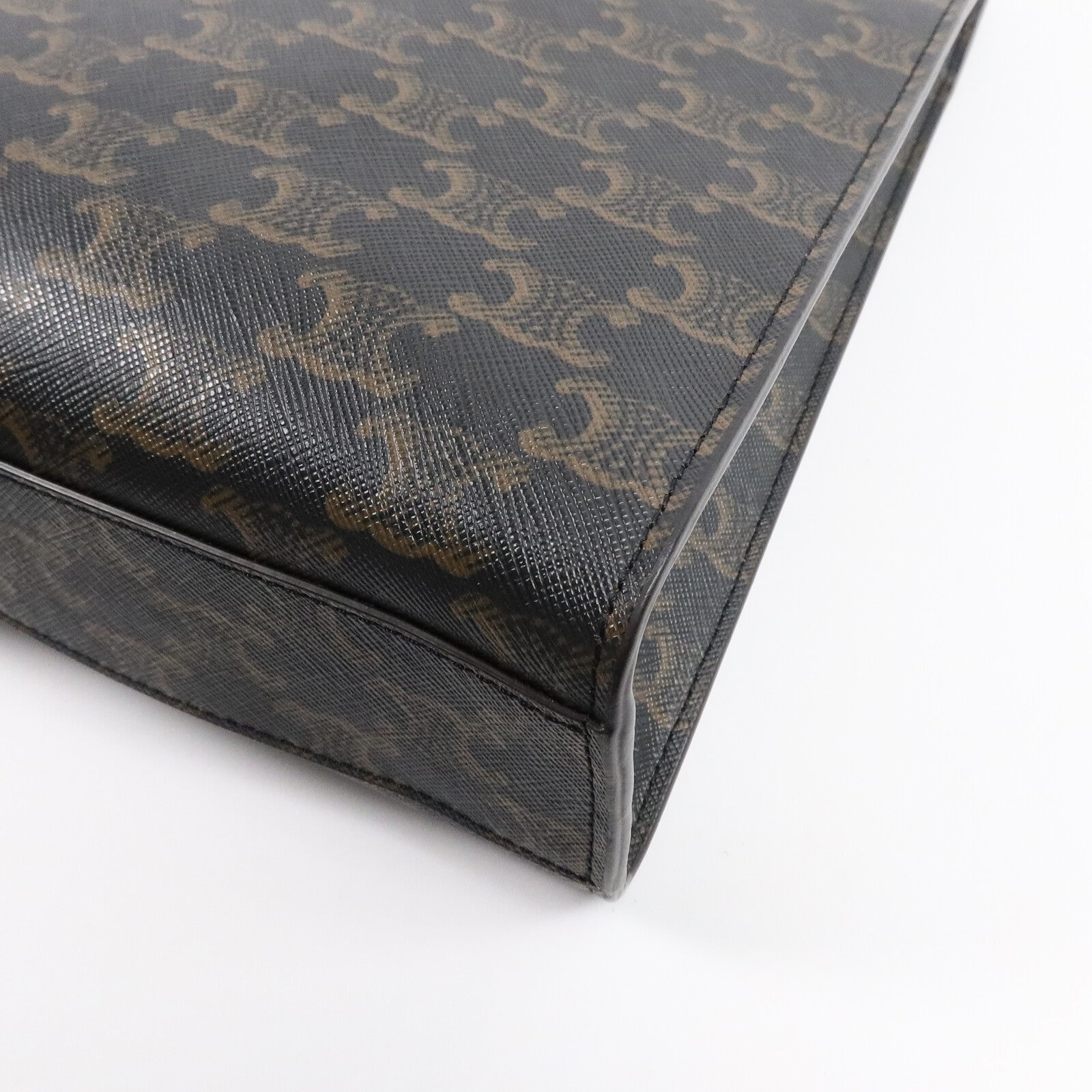 CELINE 塗層帆布Triomphe Cabas Tote Bag手挽肩背兩用袋