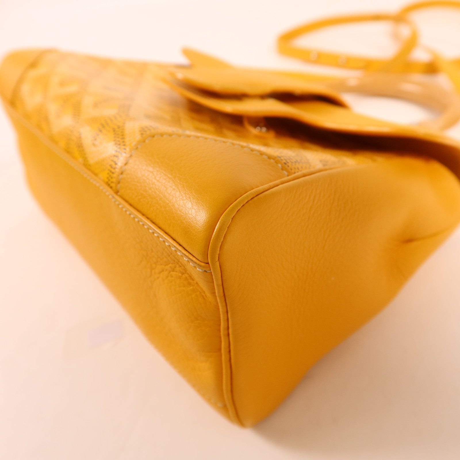 GOYARD 塗層帆布Saigon Souple Mini銀扣手挽肩背兩用袋