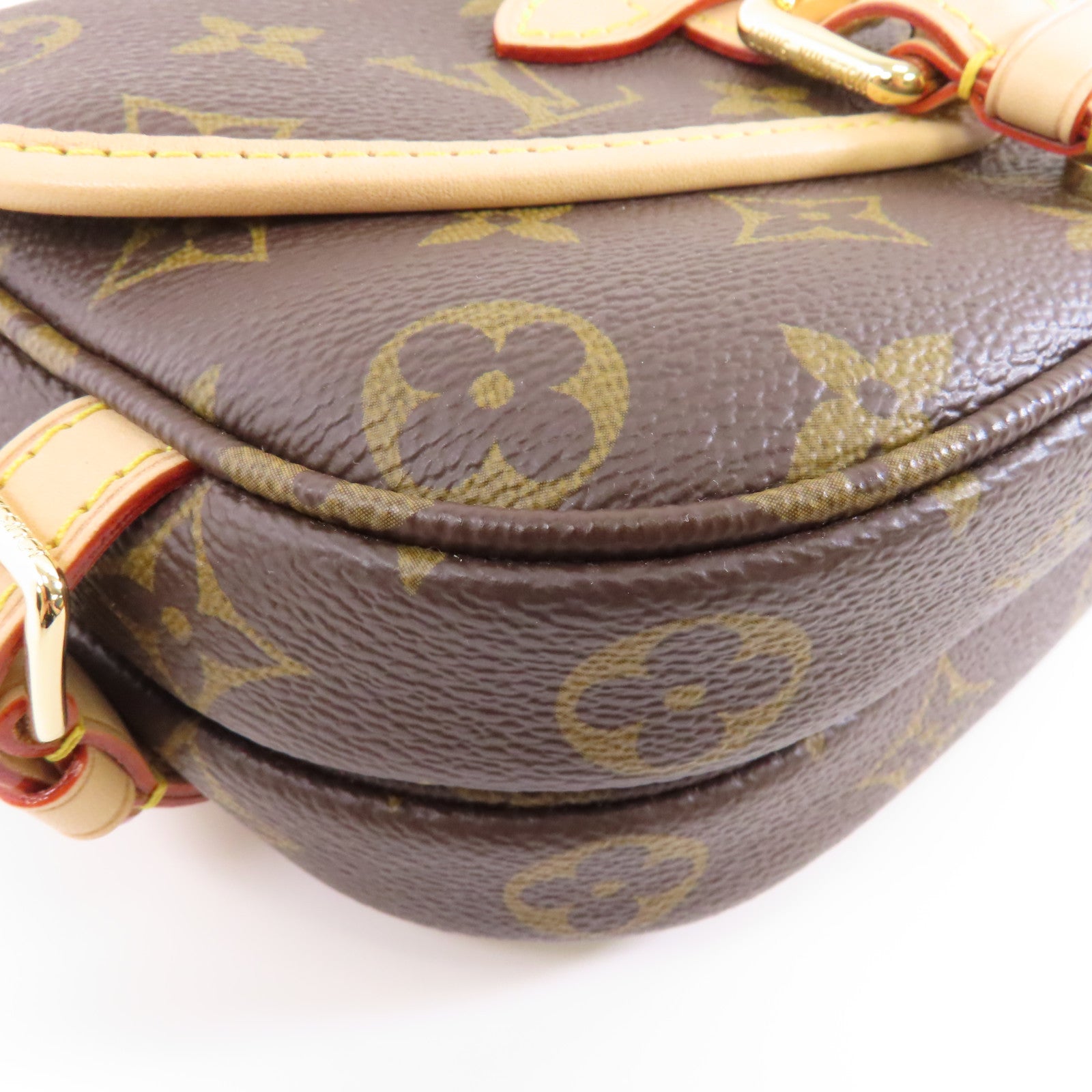 LOUIS VUITTON Monogram Saumur BB金扣手挽肩背兩用袋啡色