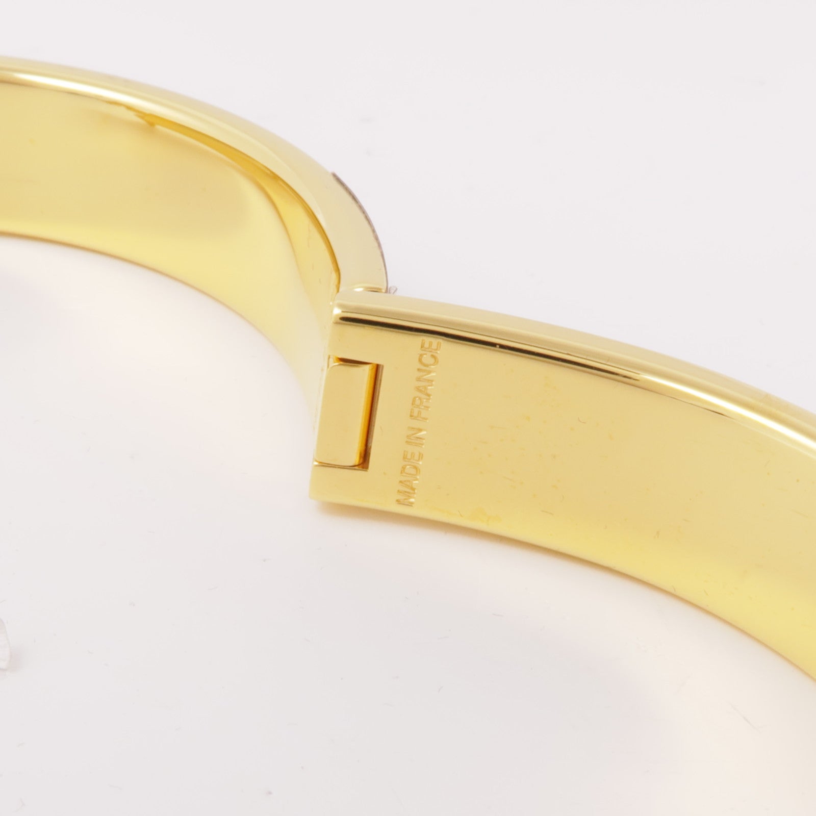HERMES 金屬Clic H手鐲Noir