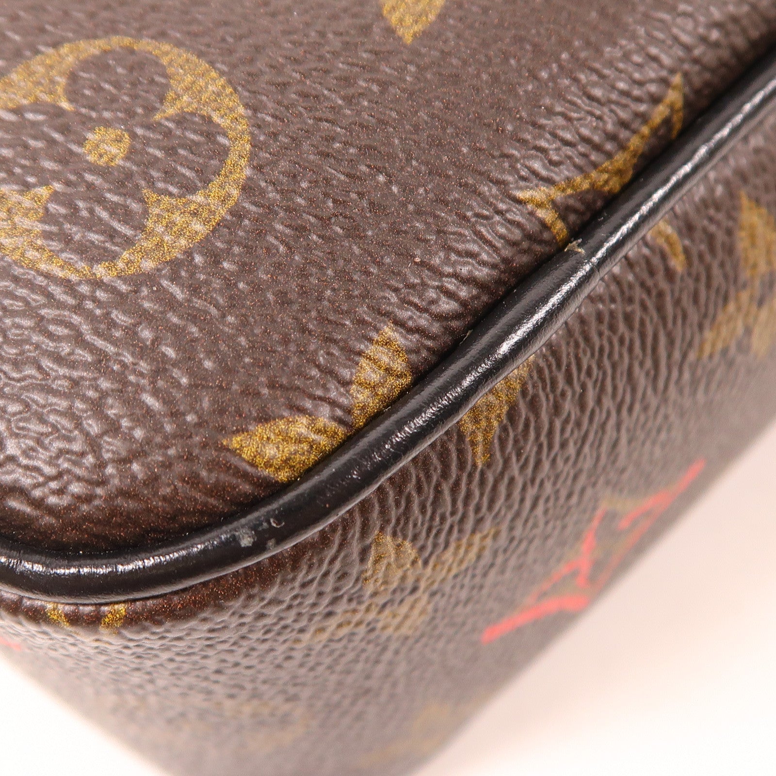 LOUIS VUITTON Monogram Sac Coeur Fall In Love金扣肩背袋棕色