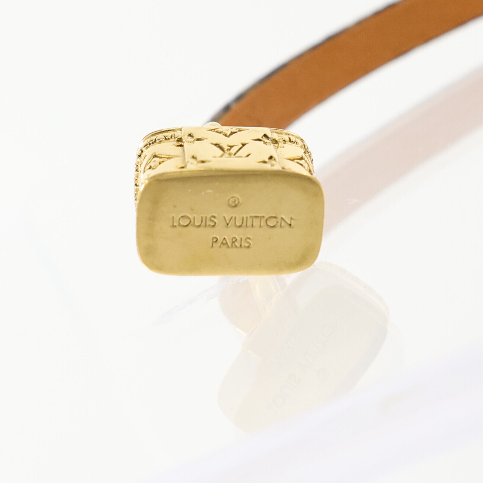 LOUIS VUITTON Monogram/金屬Bracelet金扣手鏈