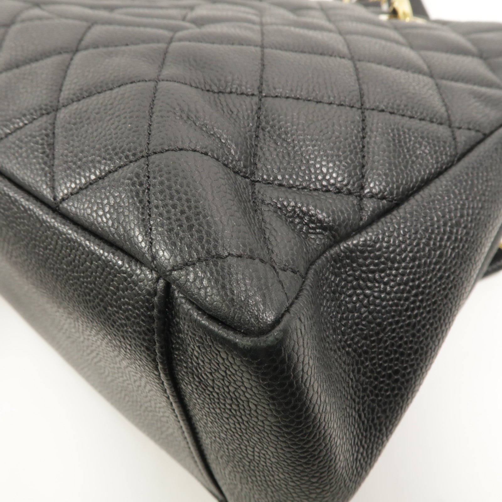 CHANEL 牛皮皮革GST鏈帶肩背袋
