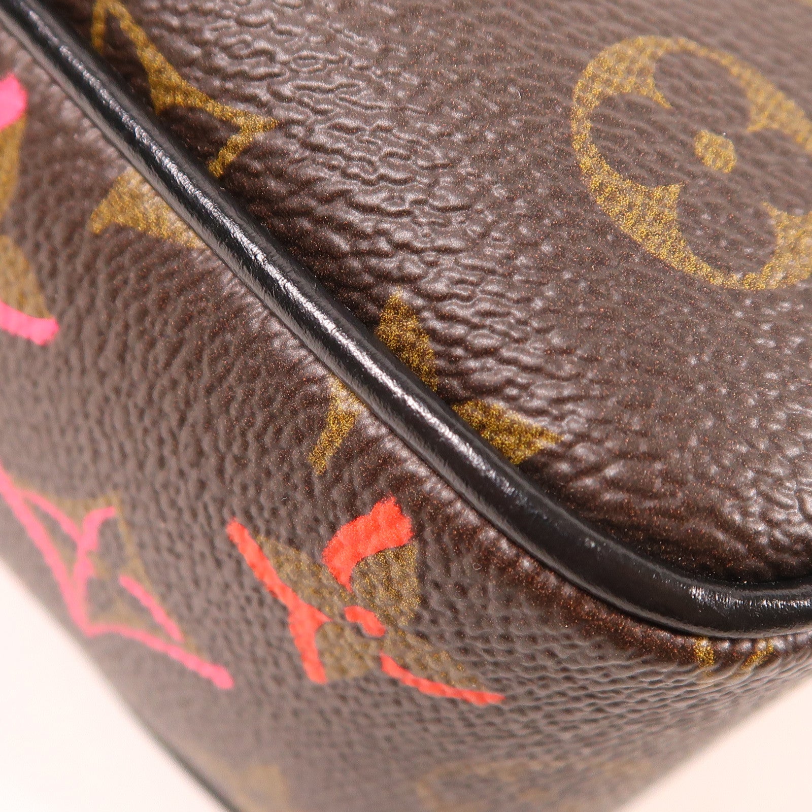 LOUIS VUITTON Monogram Sac Coeur Fall In Love金扣肩背袋棕色