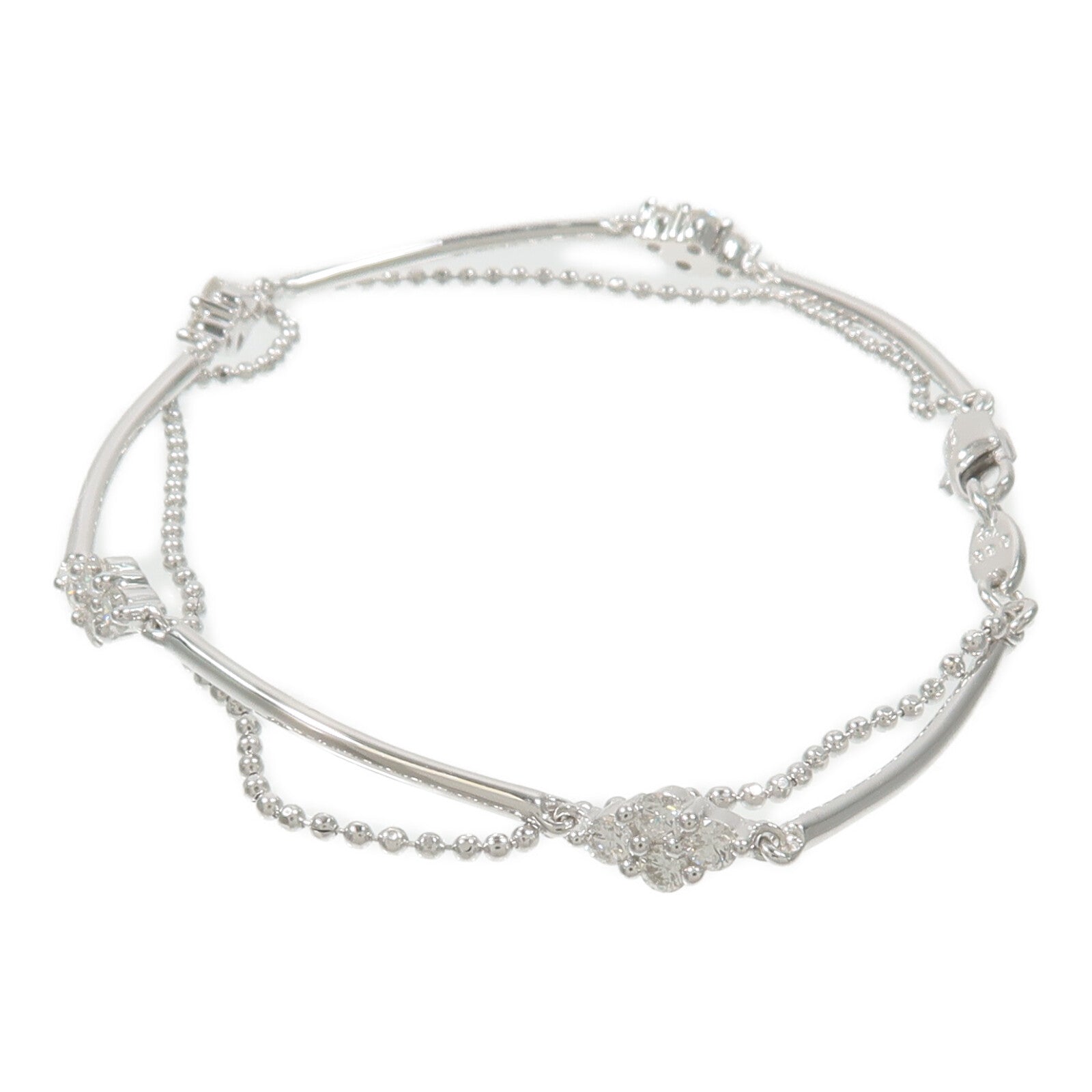 JEWELRY 18K白金Diamond Bracelet鑽石手鏈