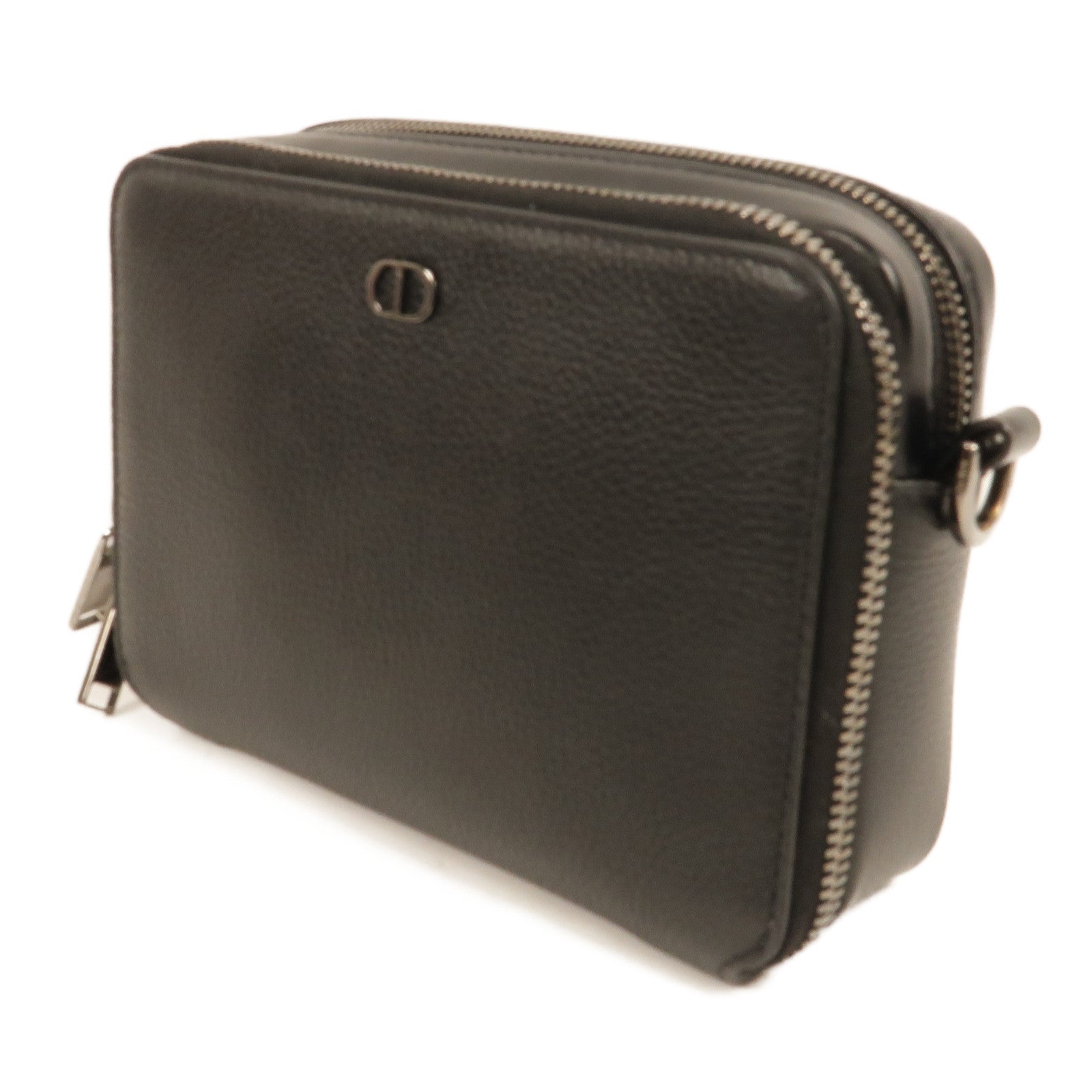 Dior 牛皮皮革CD Icon Zipped Pouch With Strap肩背袋