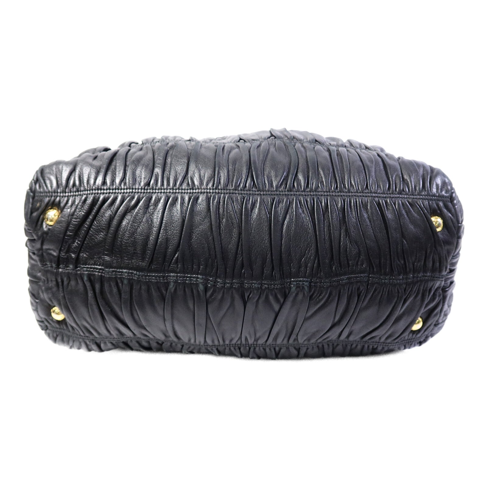 PRADA 羊皮皮革Nappa Gaufre Shoulder Tote手挽肩背兩用袋
