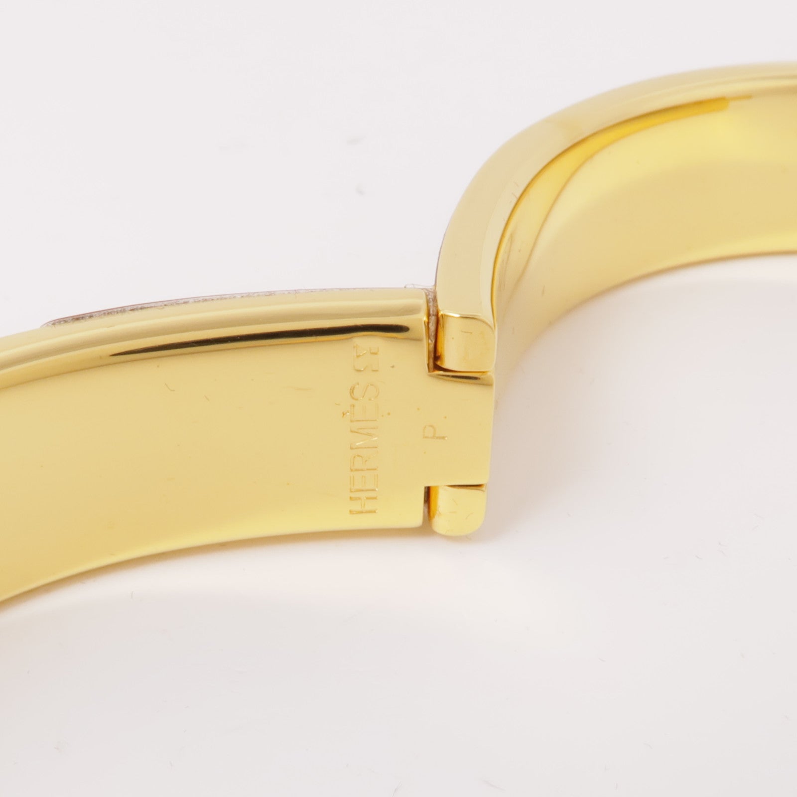 HERMES 金屬Clic H手鐲Noir