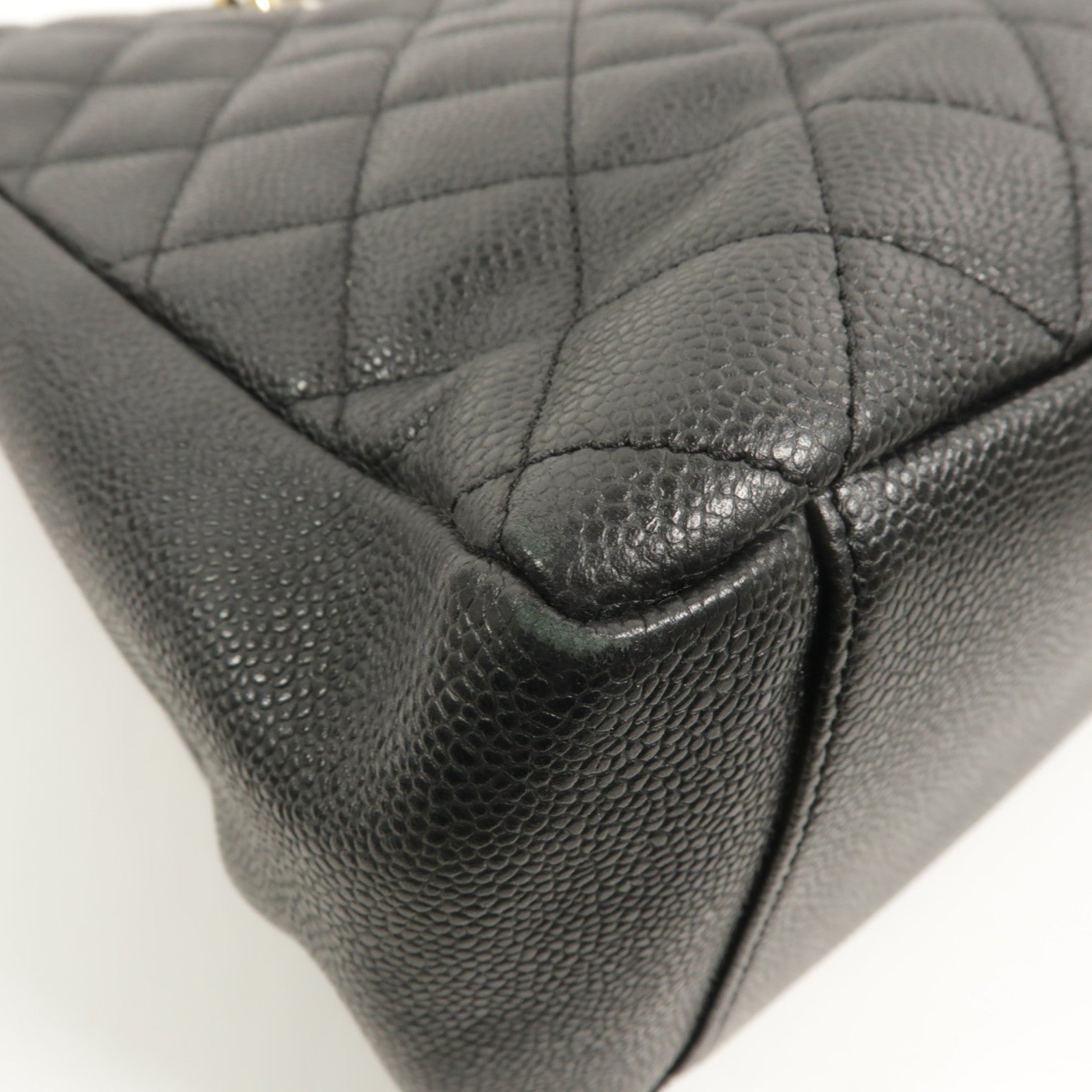 CHANEL 牛皮皮革GST鏈帶肩背袋