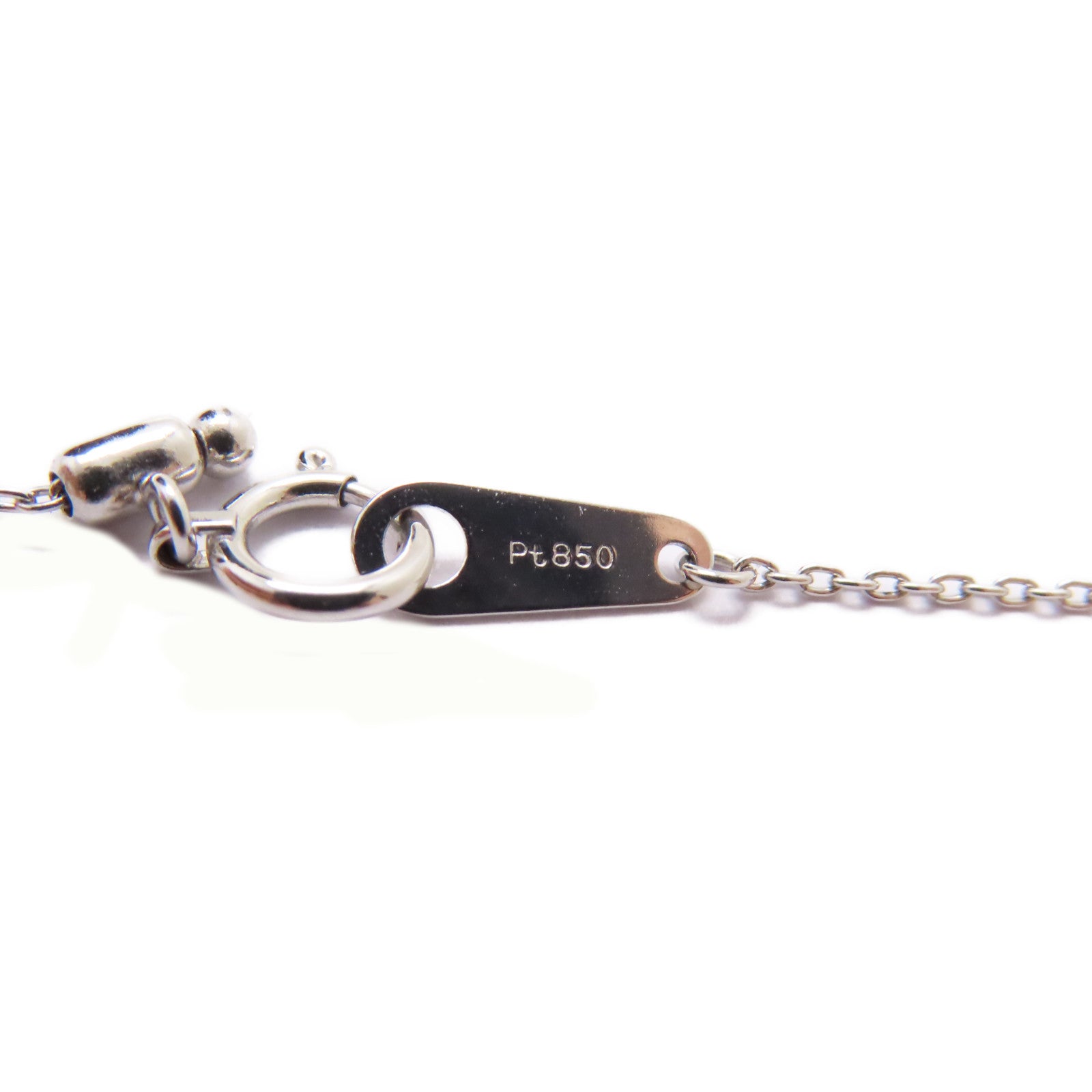 JEWELRY 【激減優惠】PT900鉑金Diamond Necklace 0.37ct/0.13ct鑽石項鍊