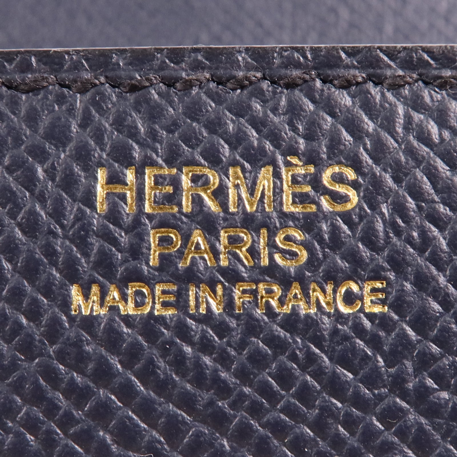 HERMES Epsom皮革Birkin 30金扣手挽袋Bleu Indigo