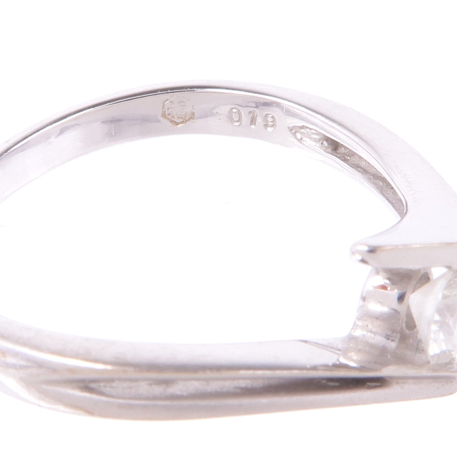 JEWELRY 【激減優惠】18K白金Diamond Ring鑽石戒指US#6