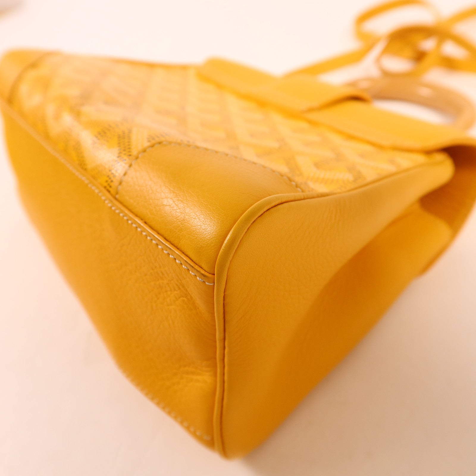 GOYARD 塗層帆布Saigon Souple Mini銀扣手挽肩背兩用袋