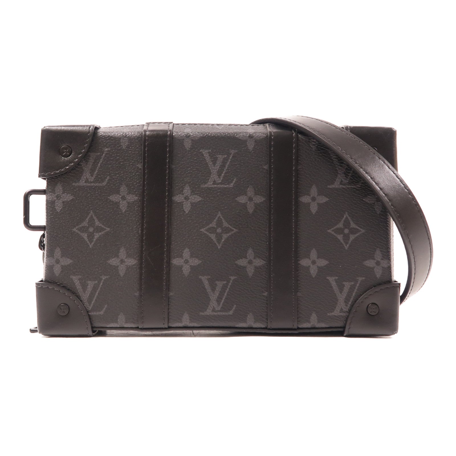 LOUIS VUITTON LV Soft Trunk Wallet Shoulder Bag M69838 Monogram Eclipse Black